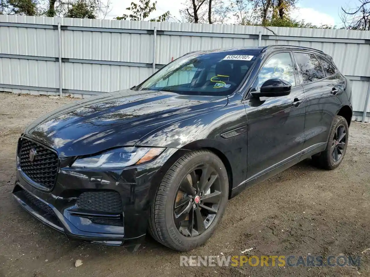 2 Photograph of a damaged car SADCJ2EX9NA702545 JAGUAR F-PACE 2022