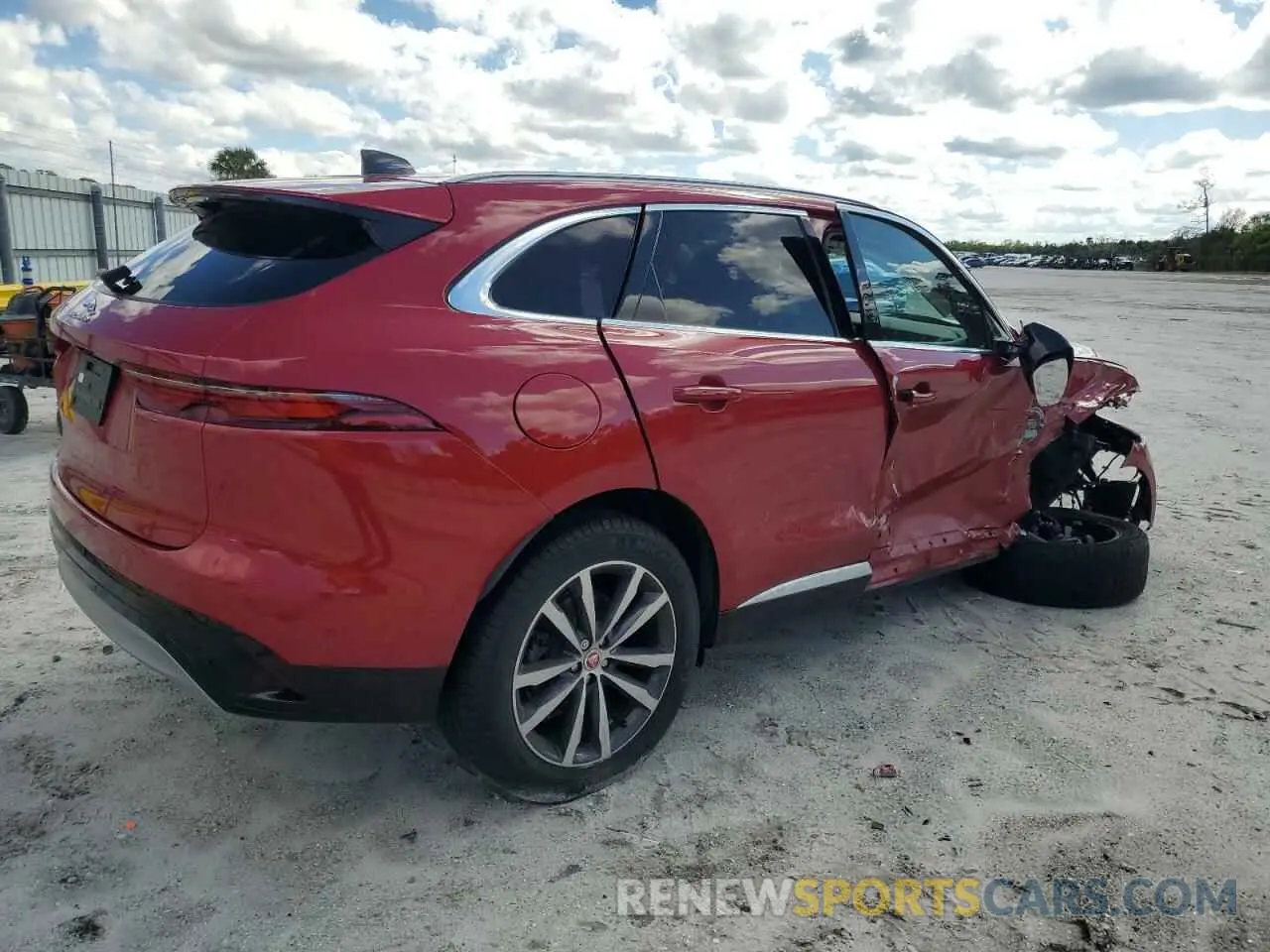 3 Photograph of a damaged car SADCJ2EXXNA698439 JAGUAR F-PACE 2022