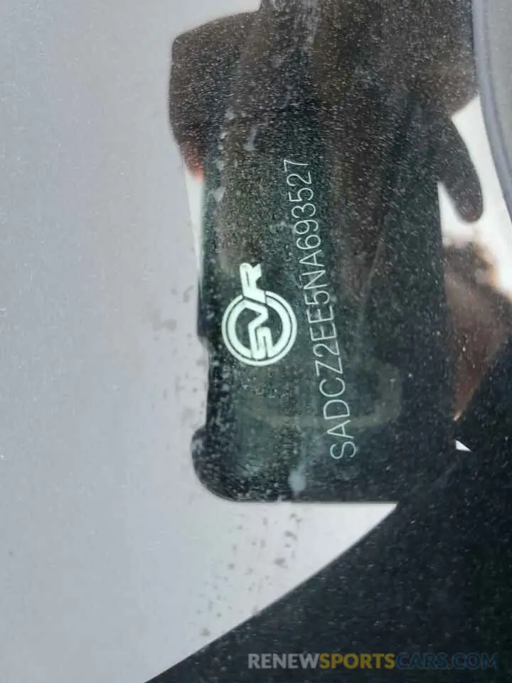 12 Photograph of a damaged car SADCZ2EE5NA693527 JAGUAR F-PACE 2022