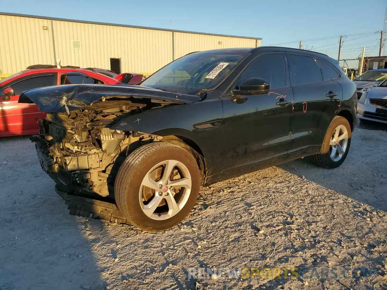 1 Photograph of a damaged car SADCJ2EX4PA705551 JAGUAR F-PACE 2023
