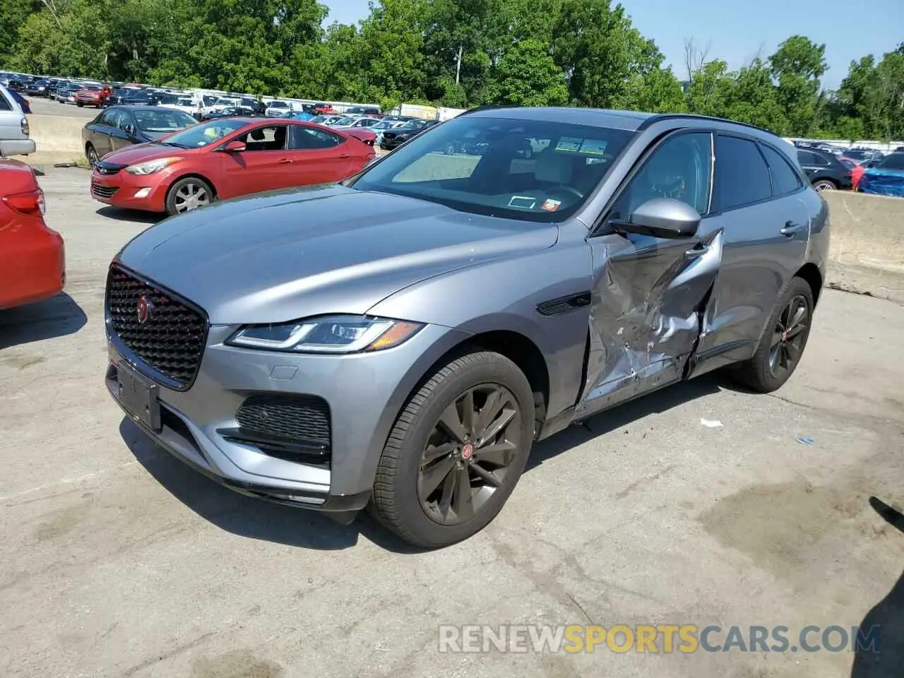 1 Photograph of a damaged car SADCJ2EX4PA708952 JAGUAR F-PACE 2023