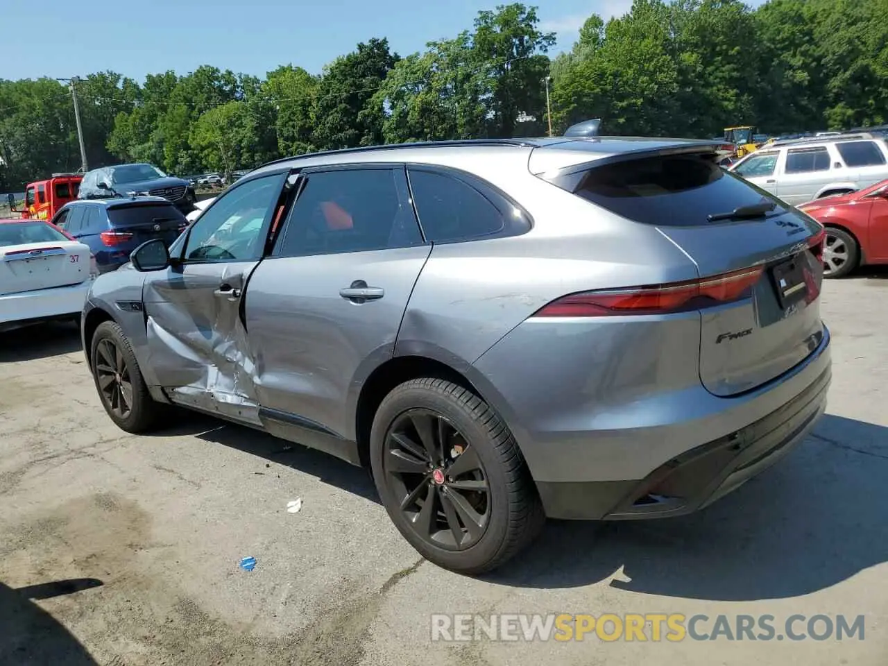 2 Photograph of a damaged car SADCJ2EX4PA708952 JAGUAR F-PACE 2023