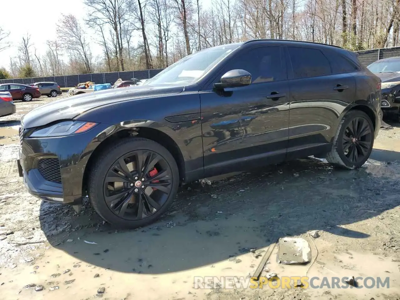 1 Photograph of a damaged car SADCT2FU0PA711975 JAGUAR F-PACE 2023