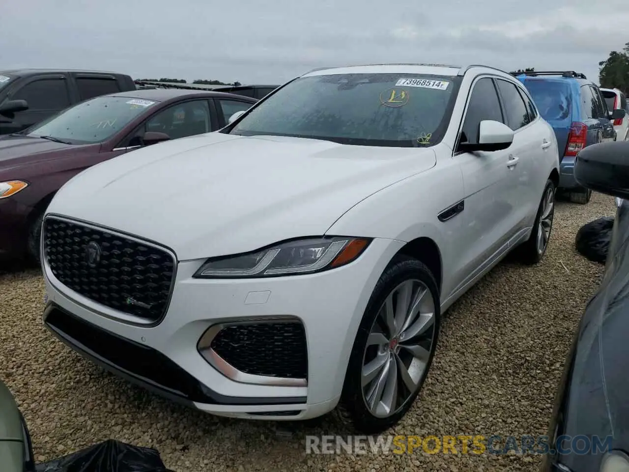 1 Photograph of a damaged car SADCT2FU6PA708143 JAGUAR F-PACE 2023