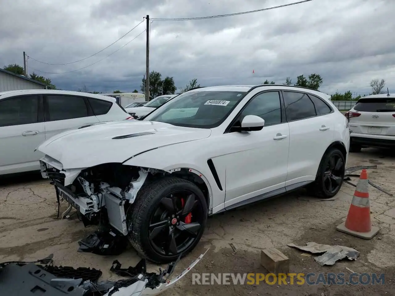 1 Photograph of a damaged car SADCZ2EE6PA712007 JAGUAR F-PACE 2023