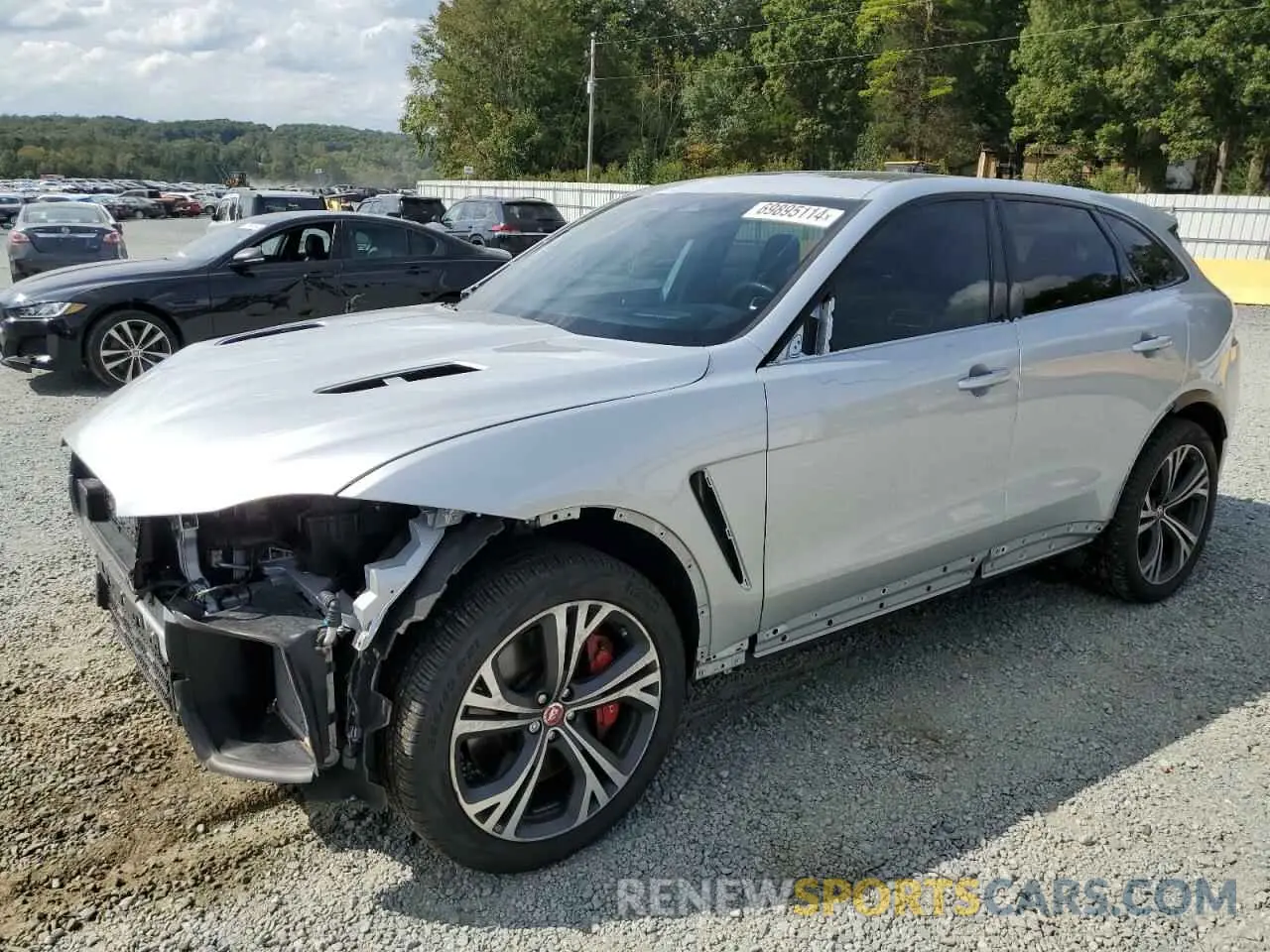 1 Photograph of a damaged car SADCZ2EE9PA708761 JAGUAR F-PACE 2023