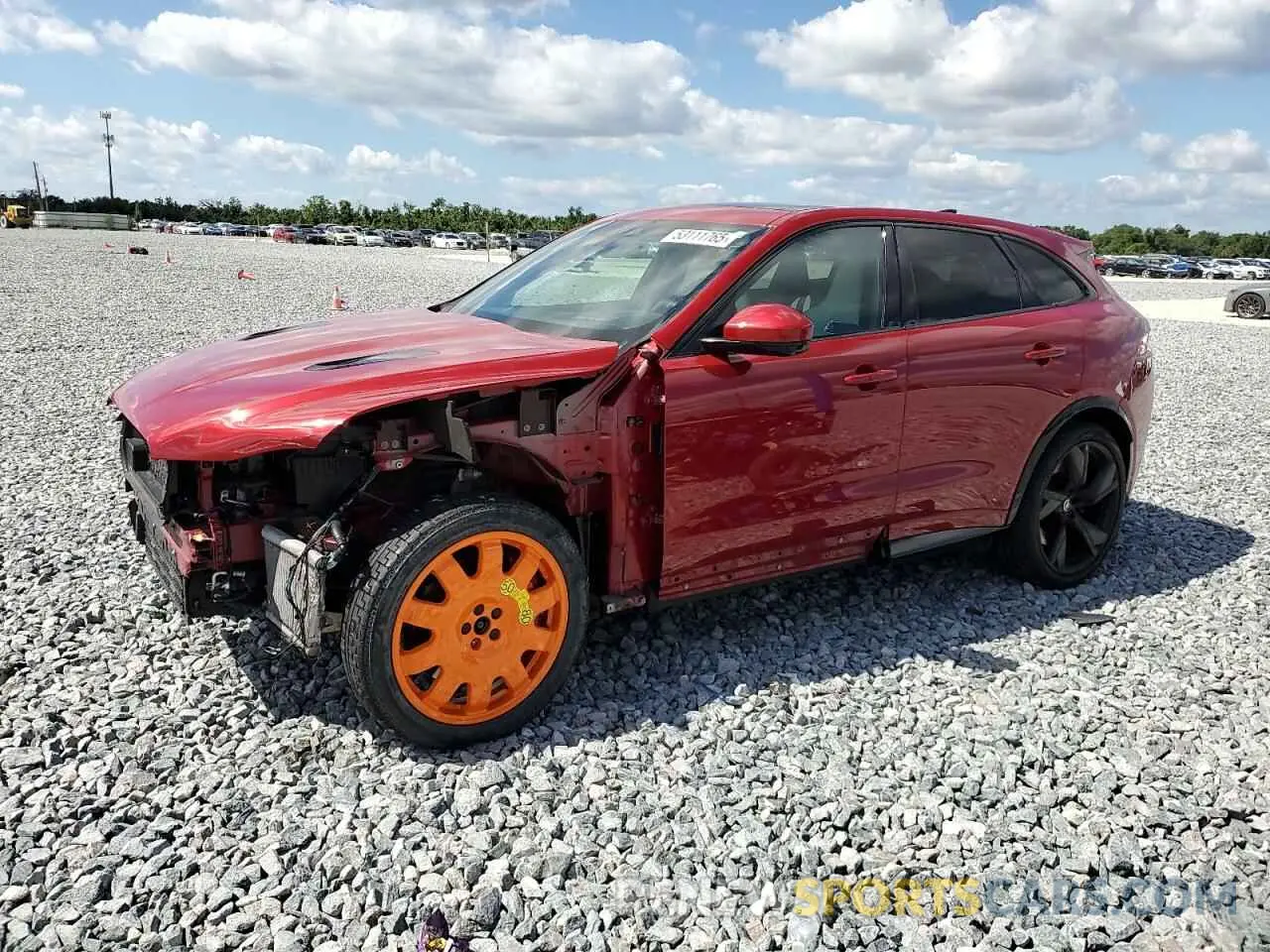 1 Photograph of a damaged car SADCZ2EEXPA708753 JAGUAR F-PACE 2023