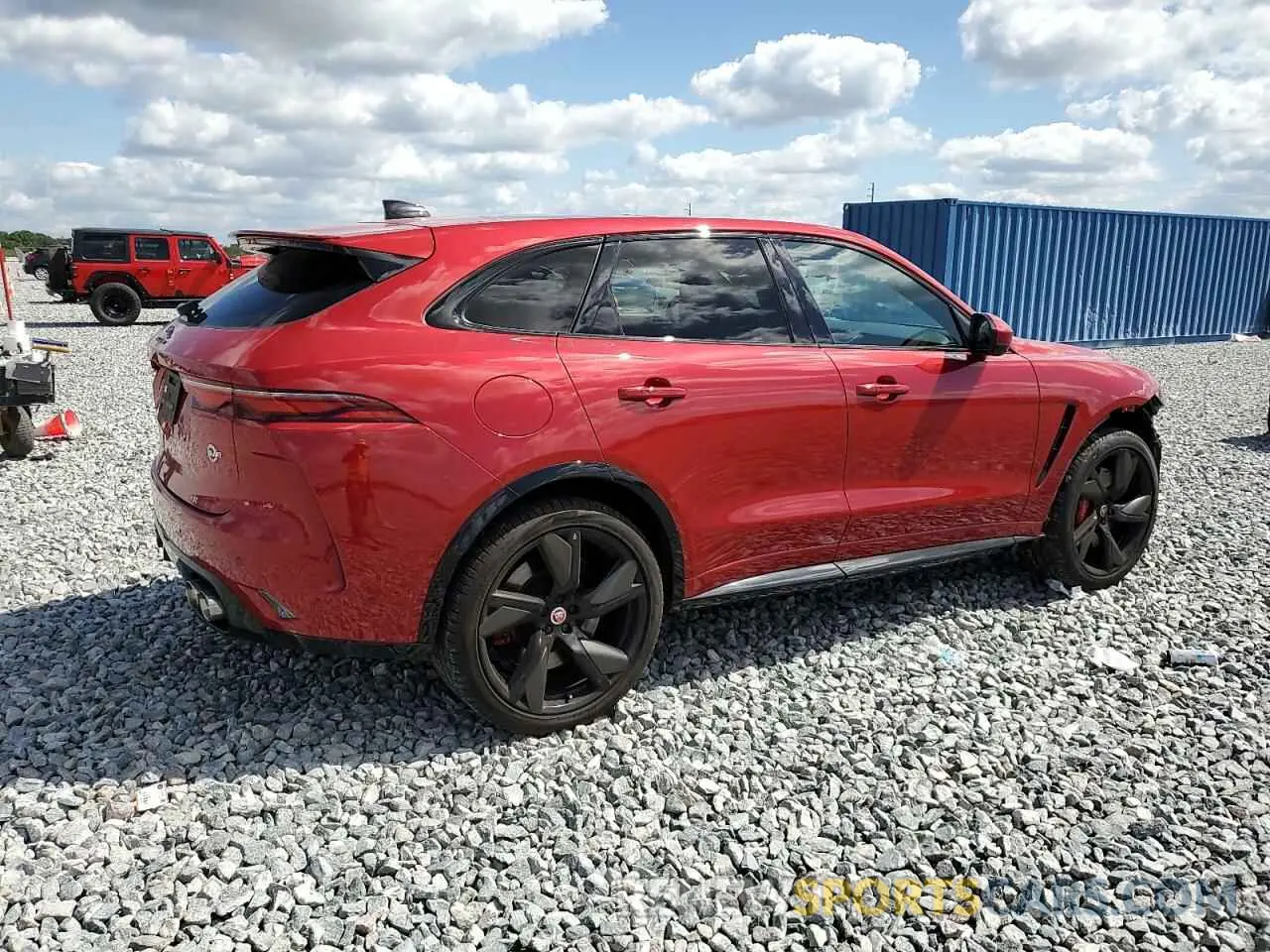 3 Photograph of a damaged car SADCZ2EEXPA708753 JAGUAR F-PACE 2023