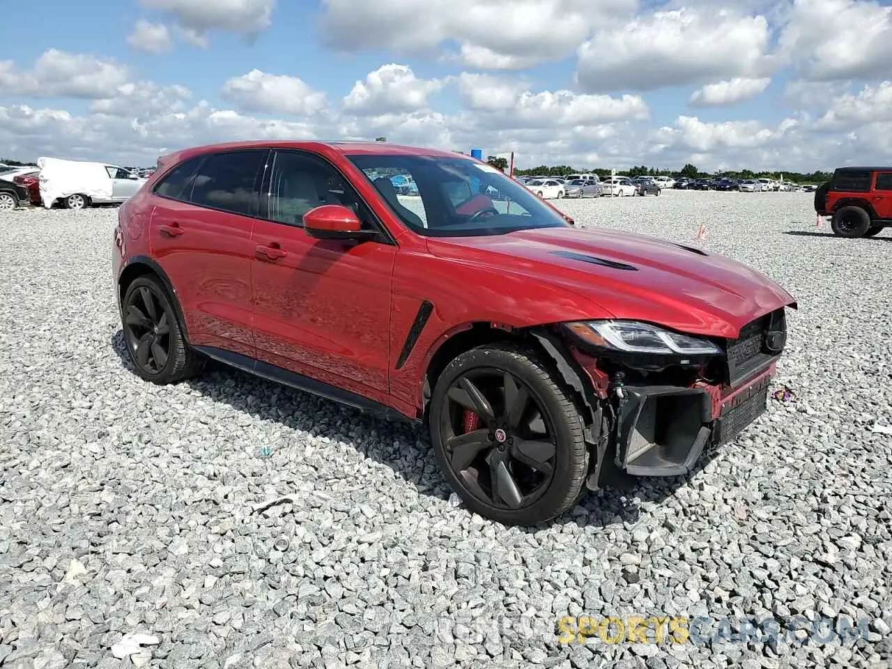 4 Photograph of a damaged car SADCZ2EEXPA708753 JAGUAR F-PACE 2023