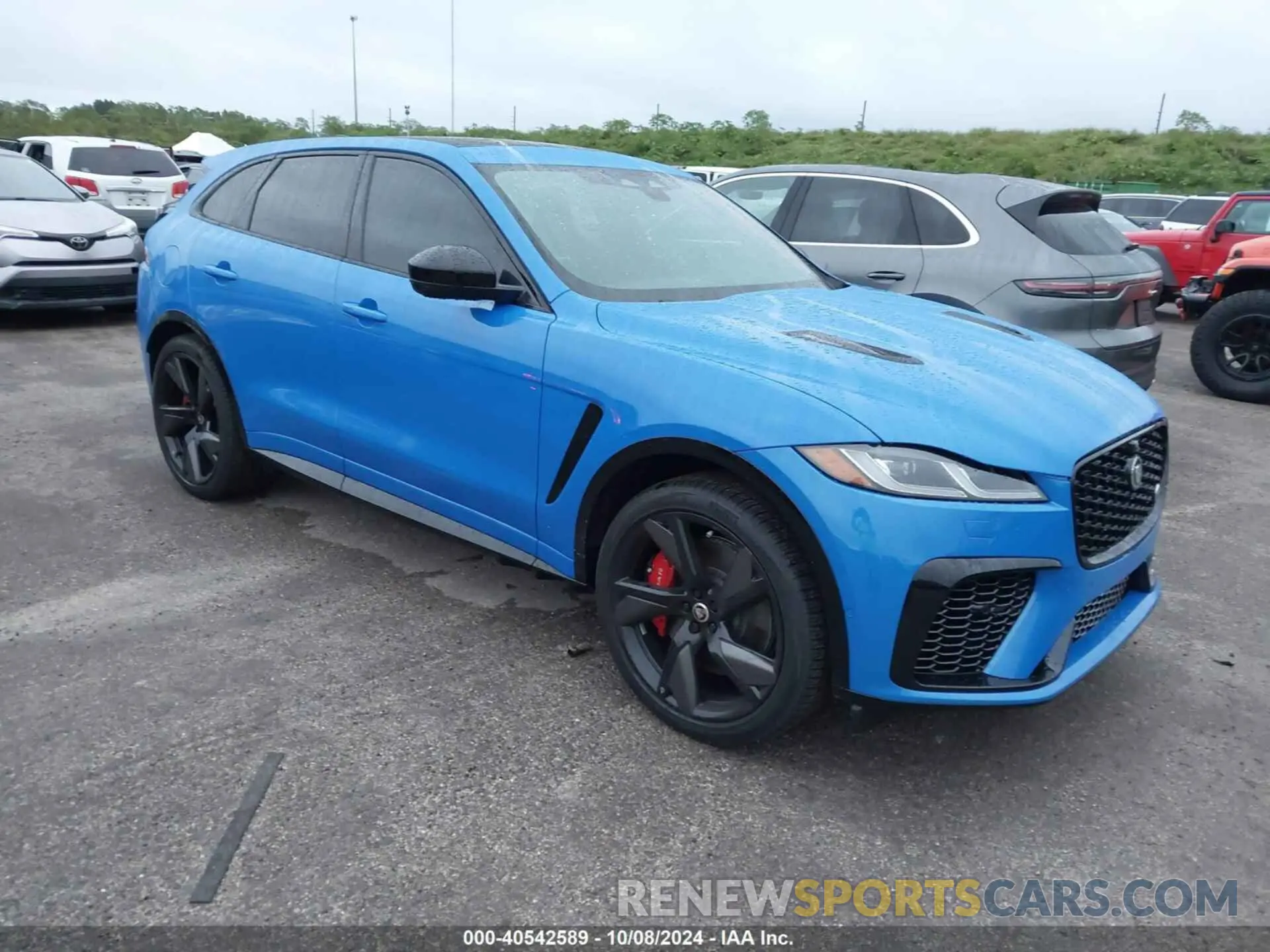 1 Photograph of a damaged car SADCZ2EE1RA725959 JAGUAR F-PACE 2024