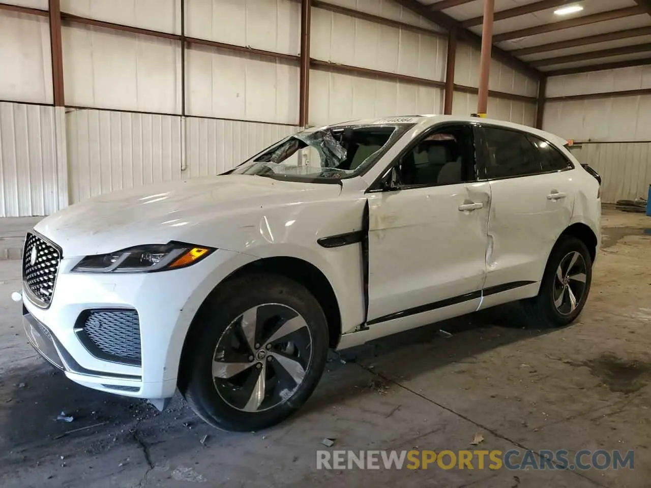 1 Photograph of a damaged car SADCT2EX4SA743526 JAGUAR F-PACE 2025