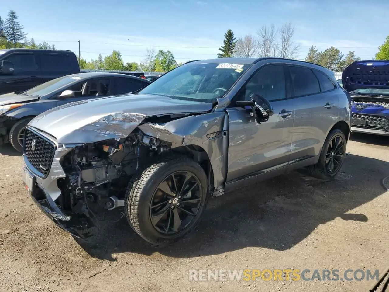 1 Photograph of a damaged car SADCT2EX7SA744590 JAGUAR F-PACE 2025