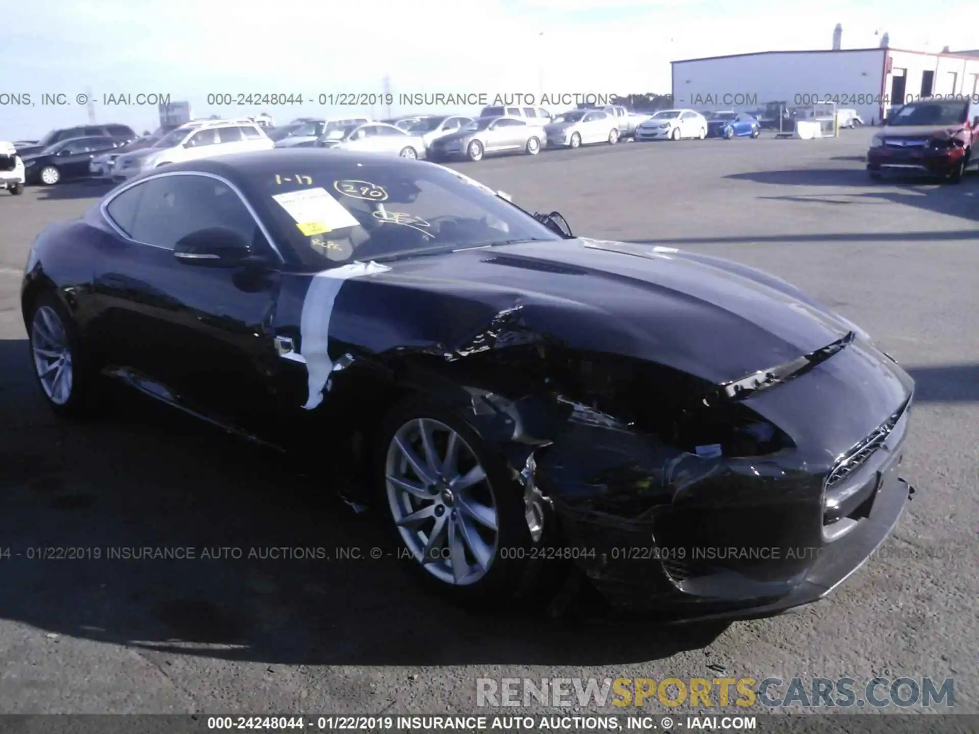 1 Photograph of a damaged car SAJDD1EV3KCK59455 JAGUAR F-TYPE 2019