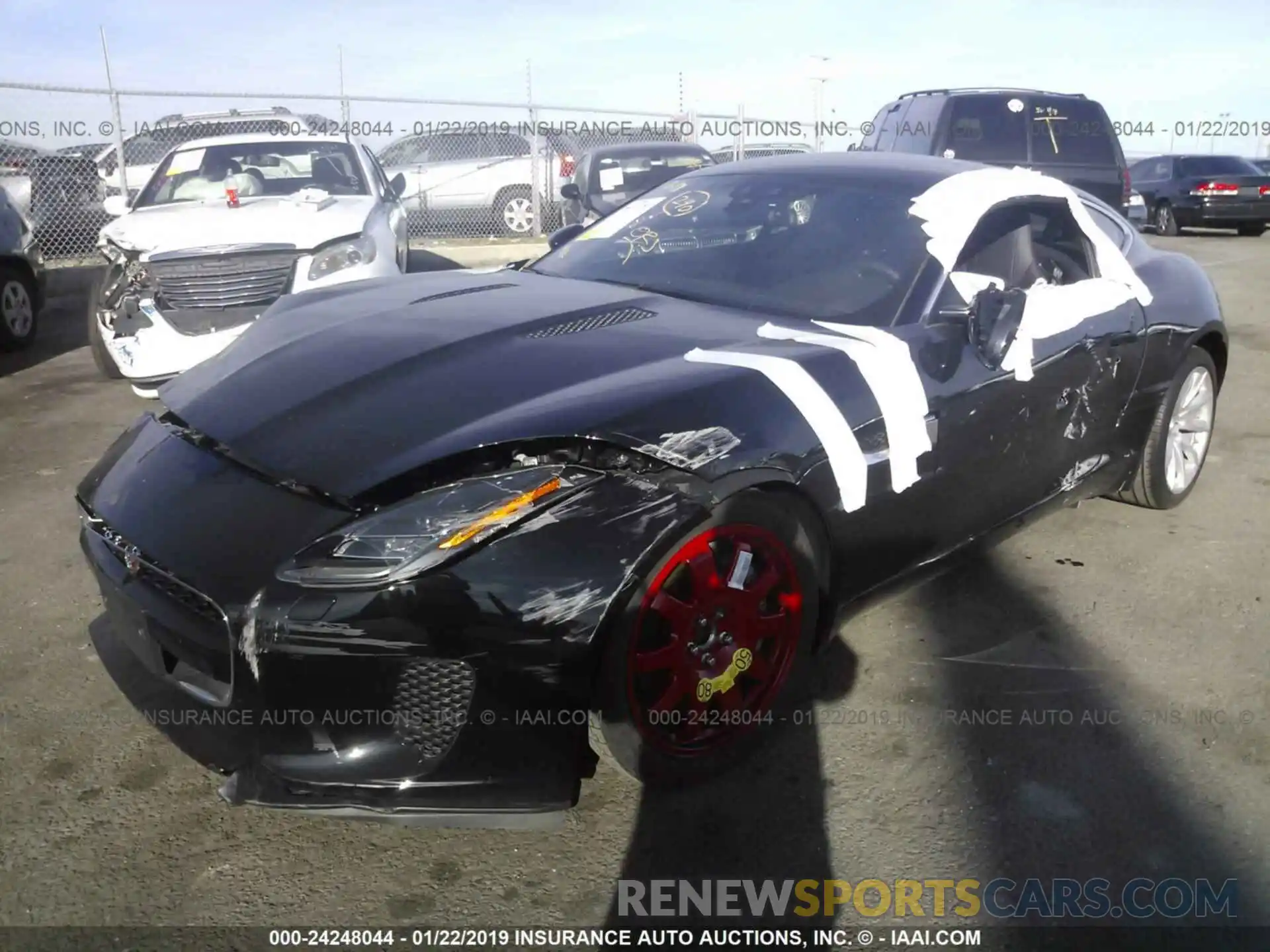 2 Photograph of a damaged car SAJDD1EV3KCK59455 JAGUAR F-TYPE 2019