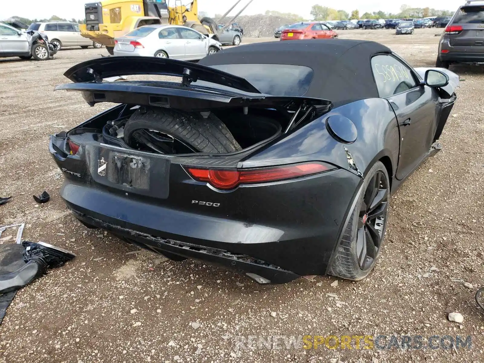 4 Photograph of a damaged car SAJDD5GX0KCK62416 JAGUAR F-TYPE 2019