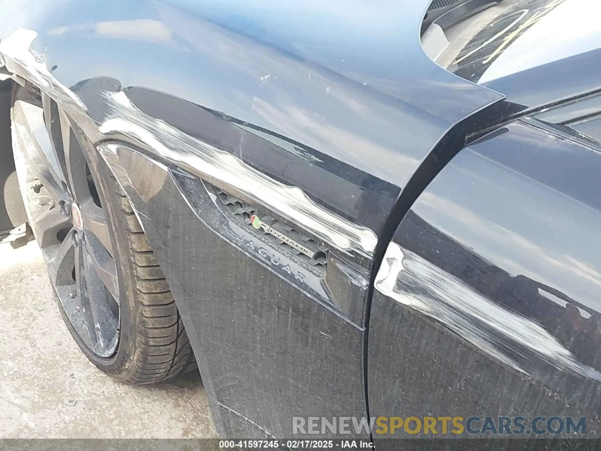 6 Photograph of a damaged car SAJDF1FV7KCK57894 JAGUAR F-TYPE 2019