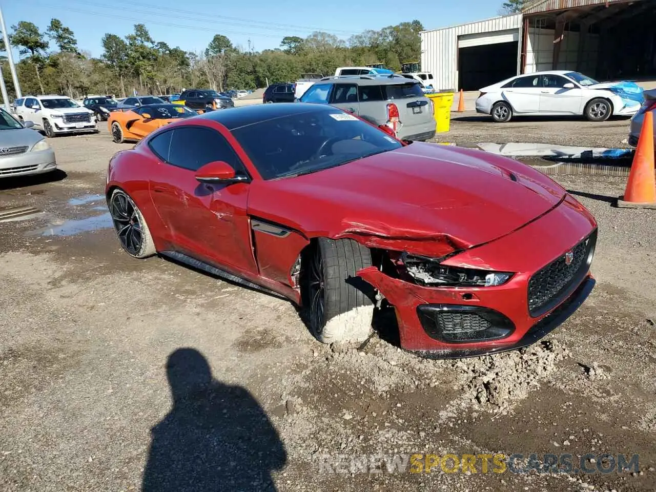 4 Photograph of a damaged car SAJD51FE1MCK73529 JAGUAR F-TYPE 2021