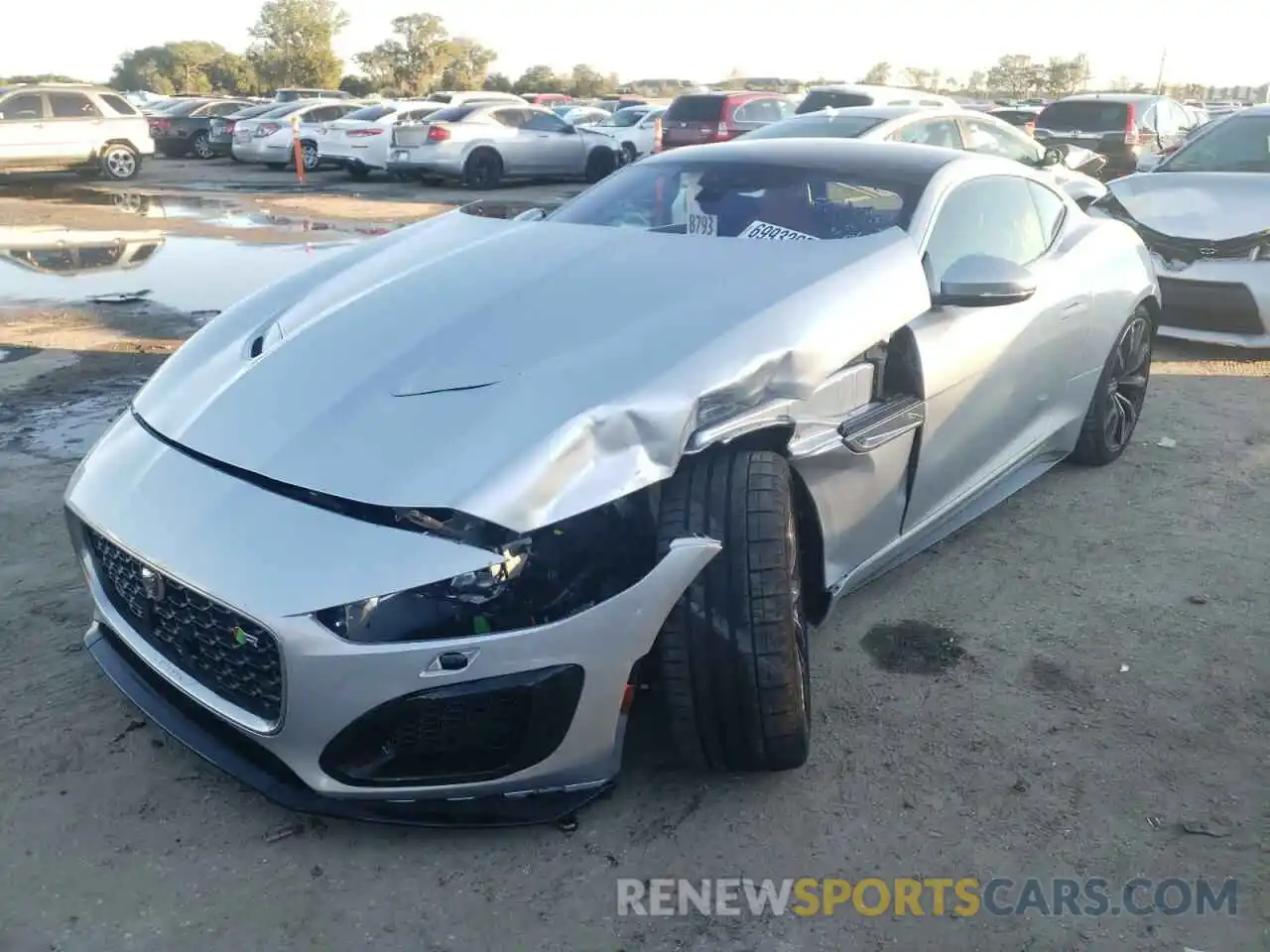 2 Photograph of a damaged car SAJD51FE5MCK76451 JAGUAR F-TYPE 2021