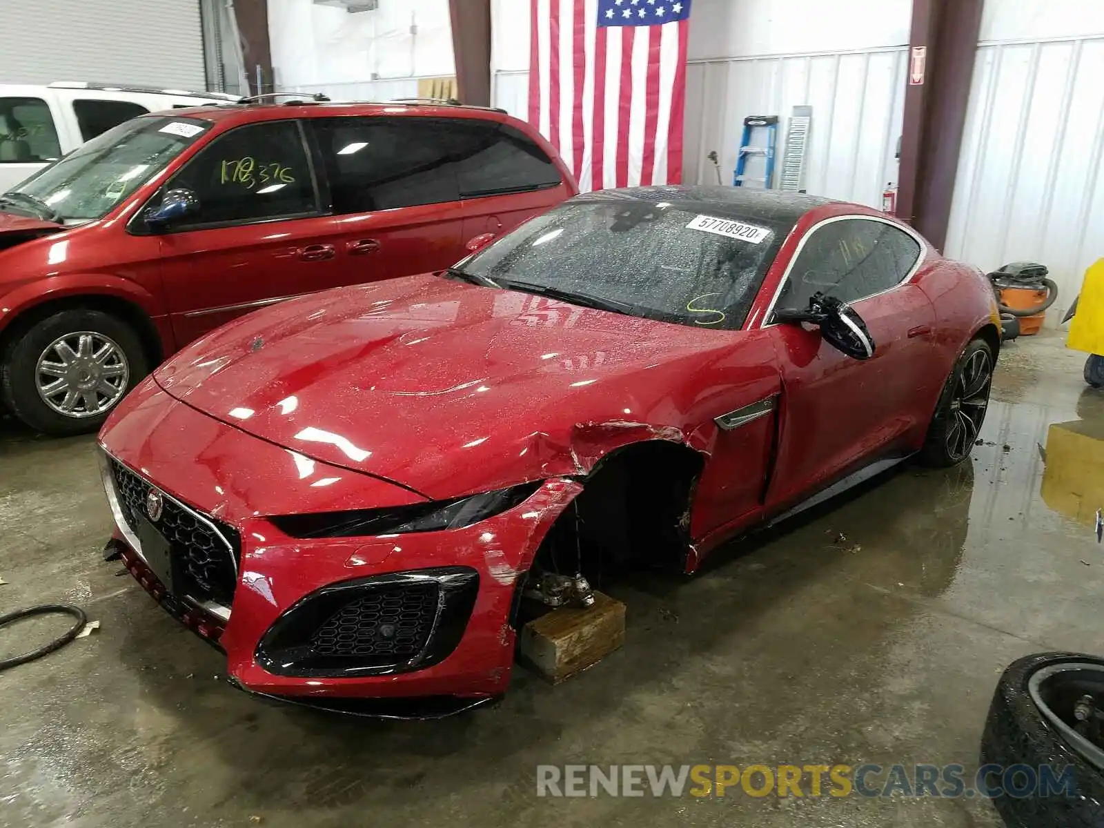 2 Photograph of a damaged car SAJD51FE8MCK69851 JAGUAR F-TYPE 2021