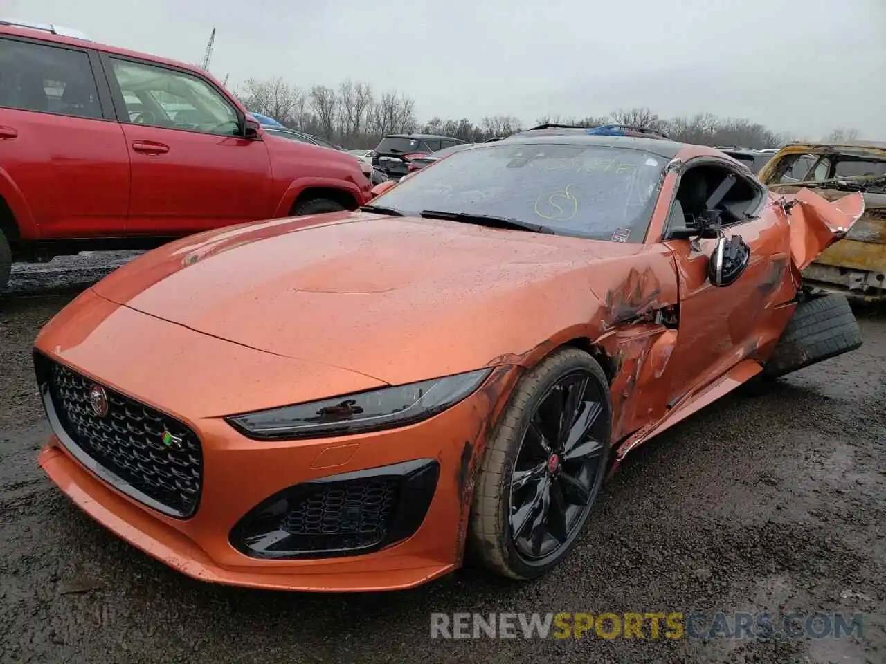 2 Photograph of a damaged car SAJD51FEXMCK71231 JAGUAR F-TYPE 2021