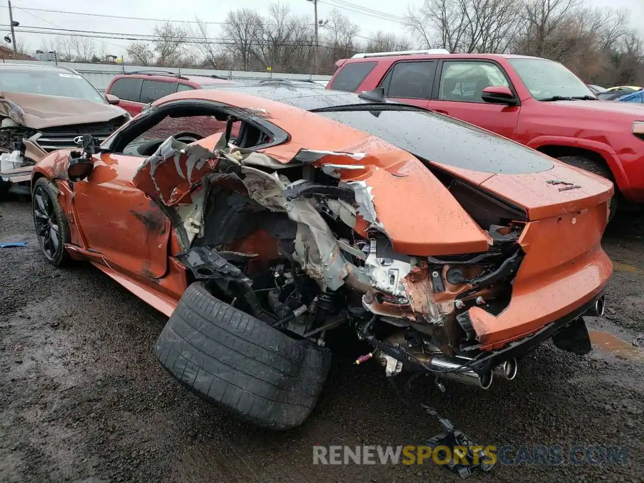 3 Photograph of a damaged car SAJD51FEXMCK71231 JAGUAR F-TYPE 2021