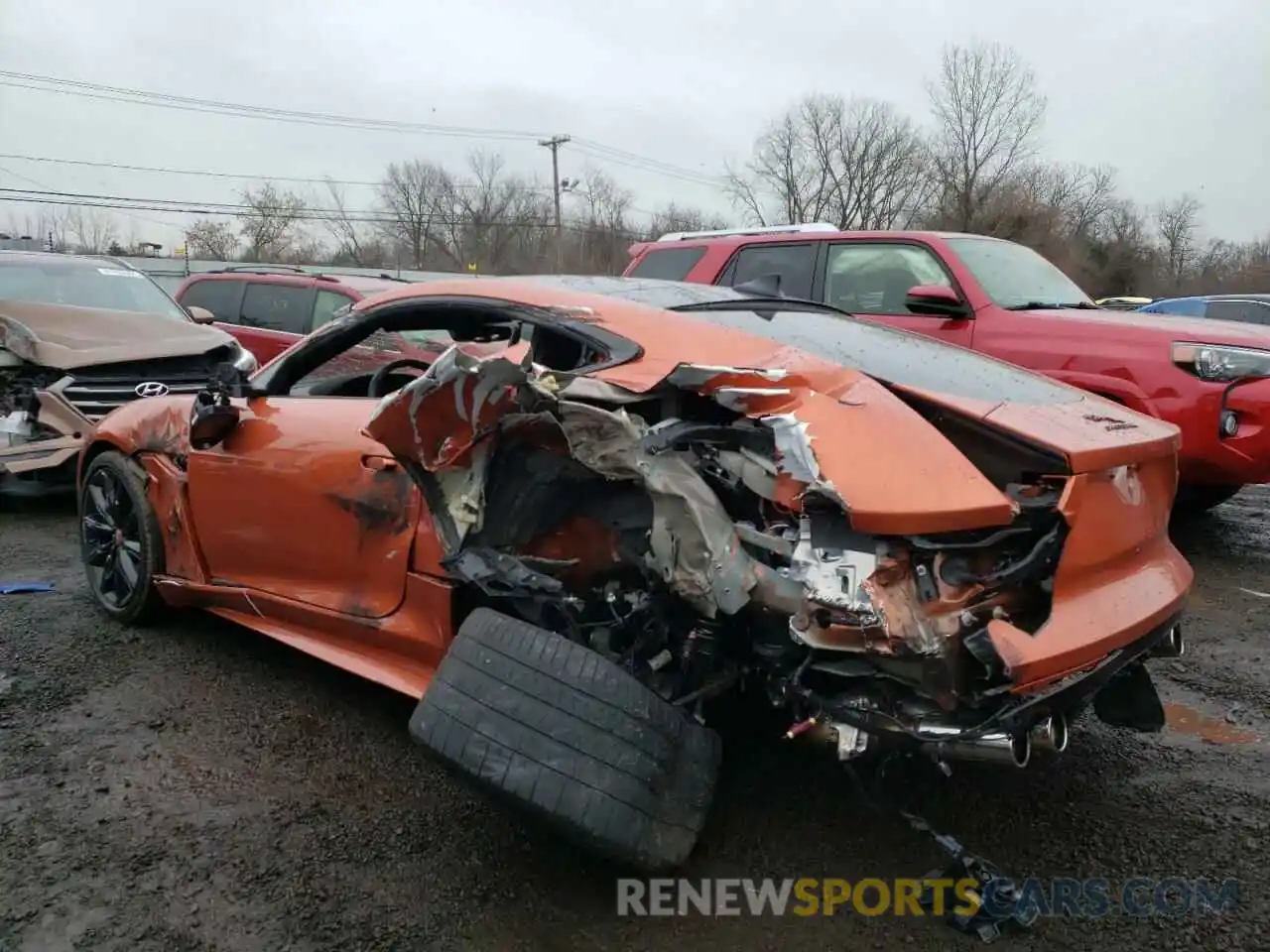 9 Photograph of a damaged car SAJD51FEXMCK71231 JAGUAR F-TYPE 2021