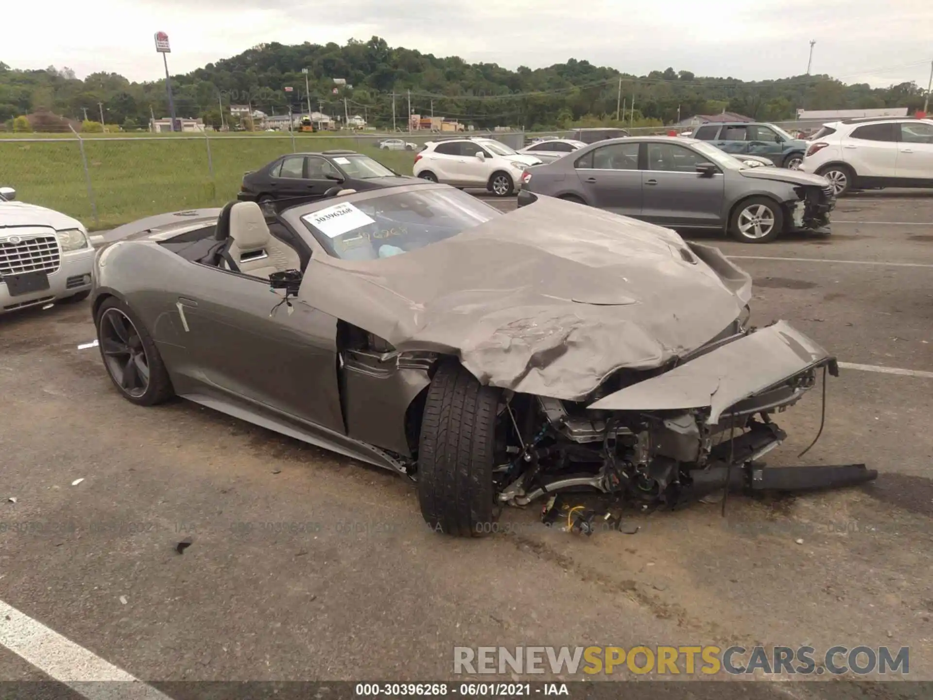 1 Photograph of a damaged car SAJD55FE5MCK71046 JAGUAR F-TYPE 2021