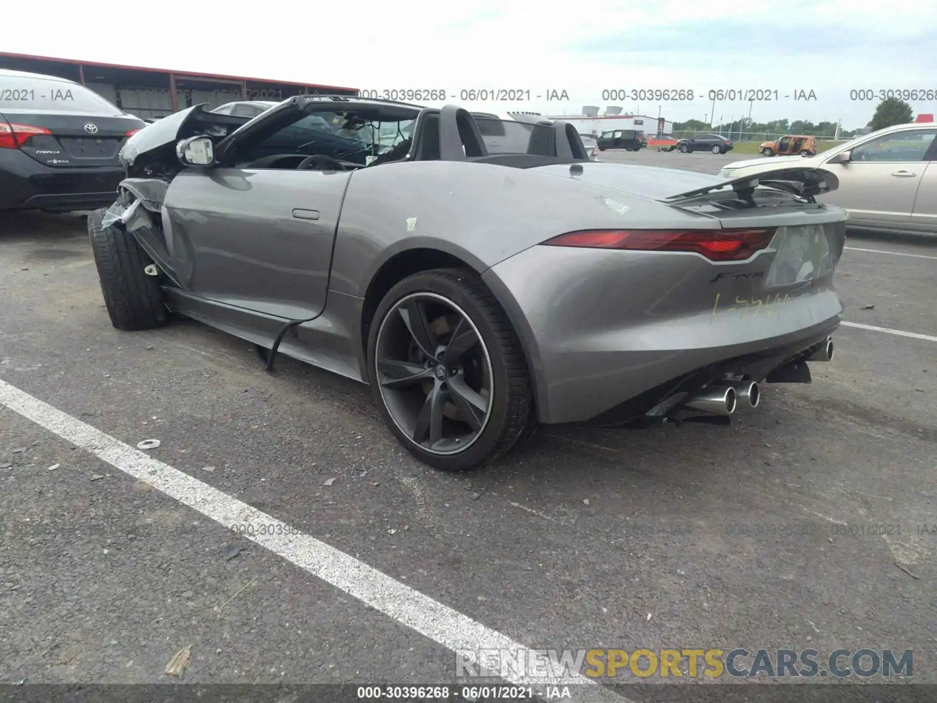 3 Photograph of a damaged car SAJD55FE5MCK71046 JAGUAR F-TYPE 2021