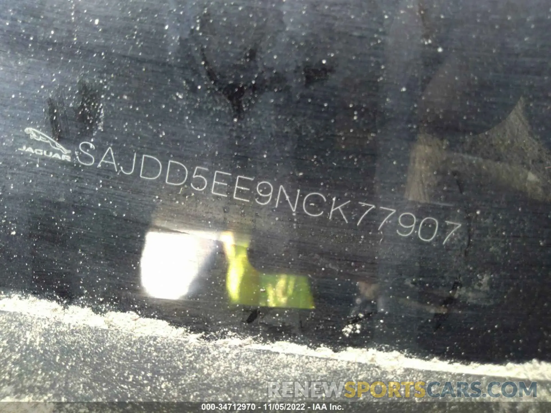 9 Photograph of a damaged car SAJDD5EE9NCK77907 JAGUAR F-TYPE 2022
