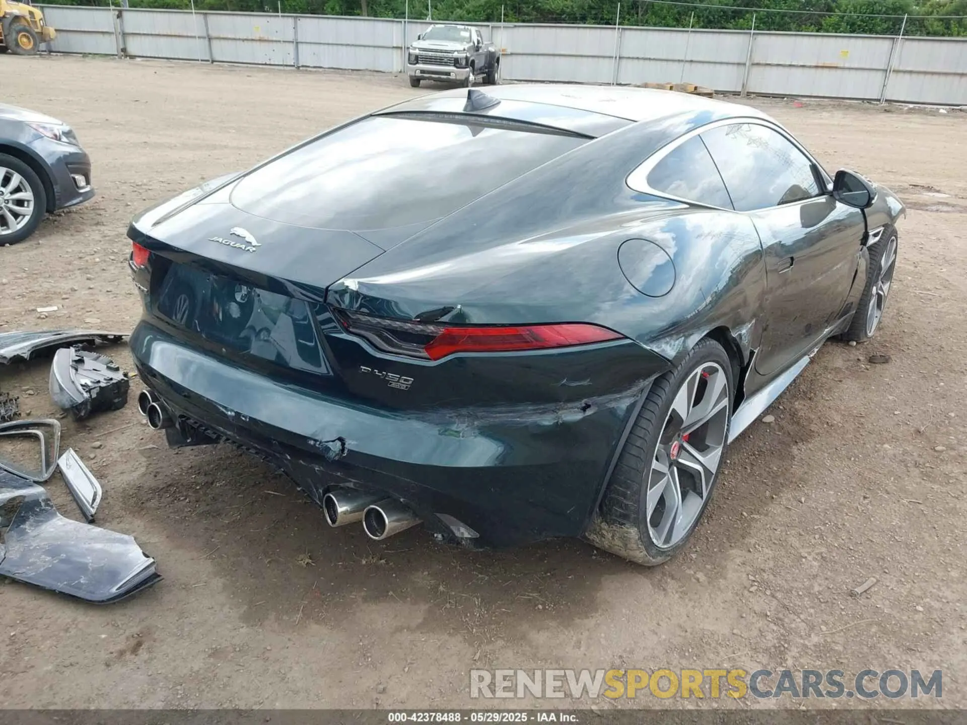 4 Photograph of a damaged car SAJD81EE3PCK82603 JAGUAR F-TYPE 2023