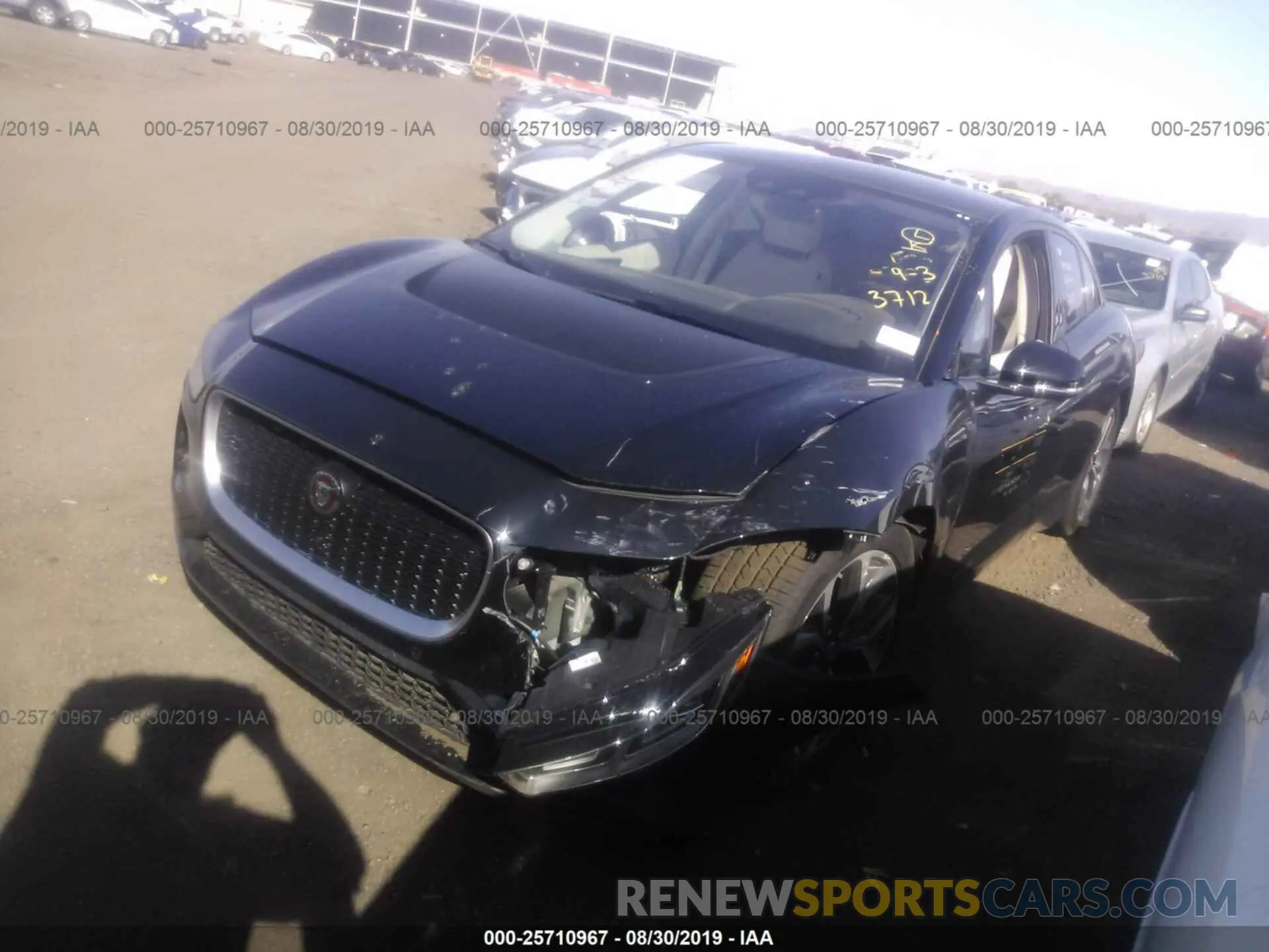 2 Photograph of a damaged car SADHD2S18K1F74536 JAGUAR I-PACE 2019