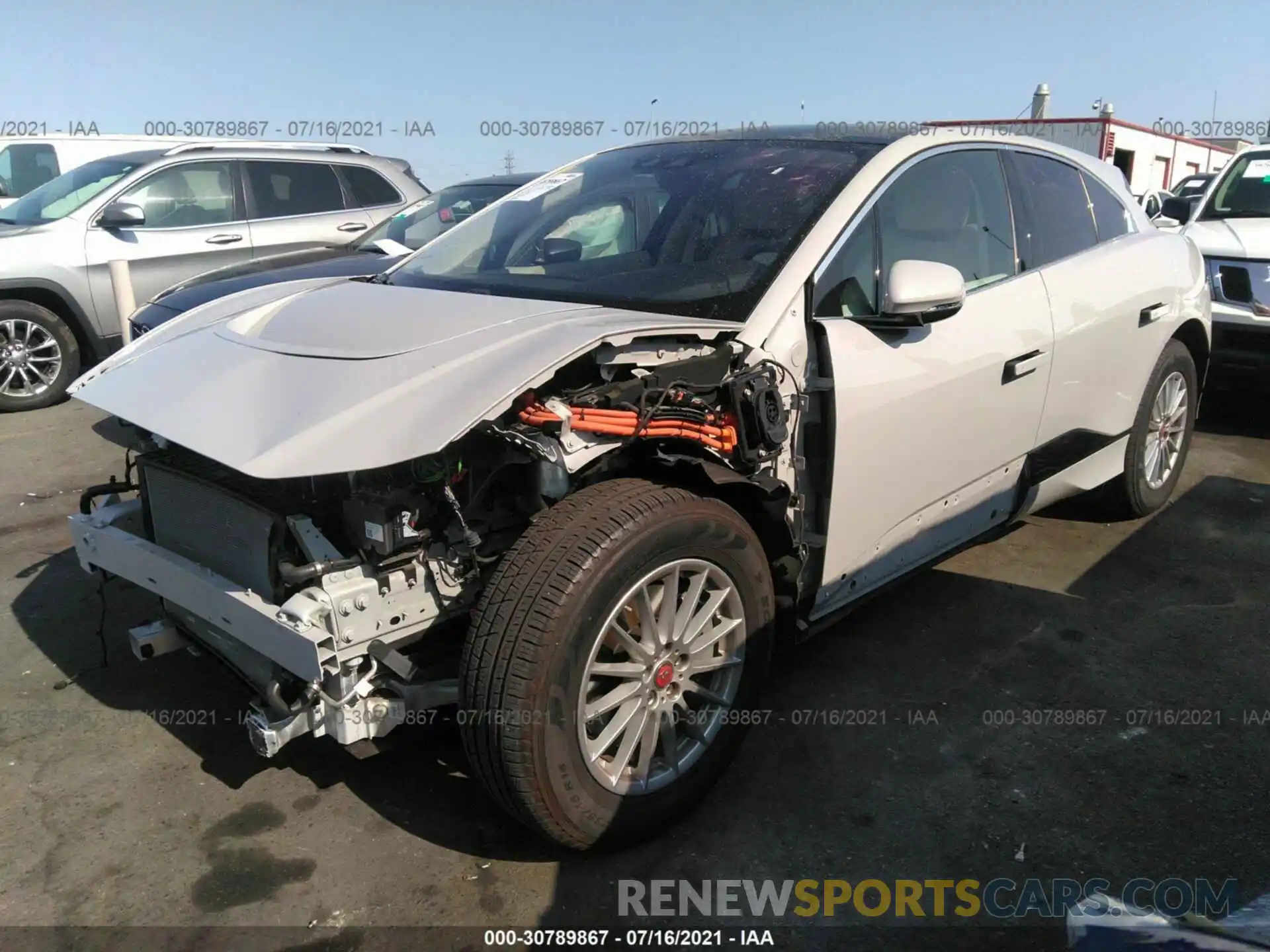 2 Photograph of a damaged car SADHB2S10L1F84565 JAGUAR I-PACE 2020