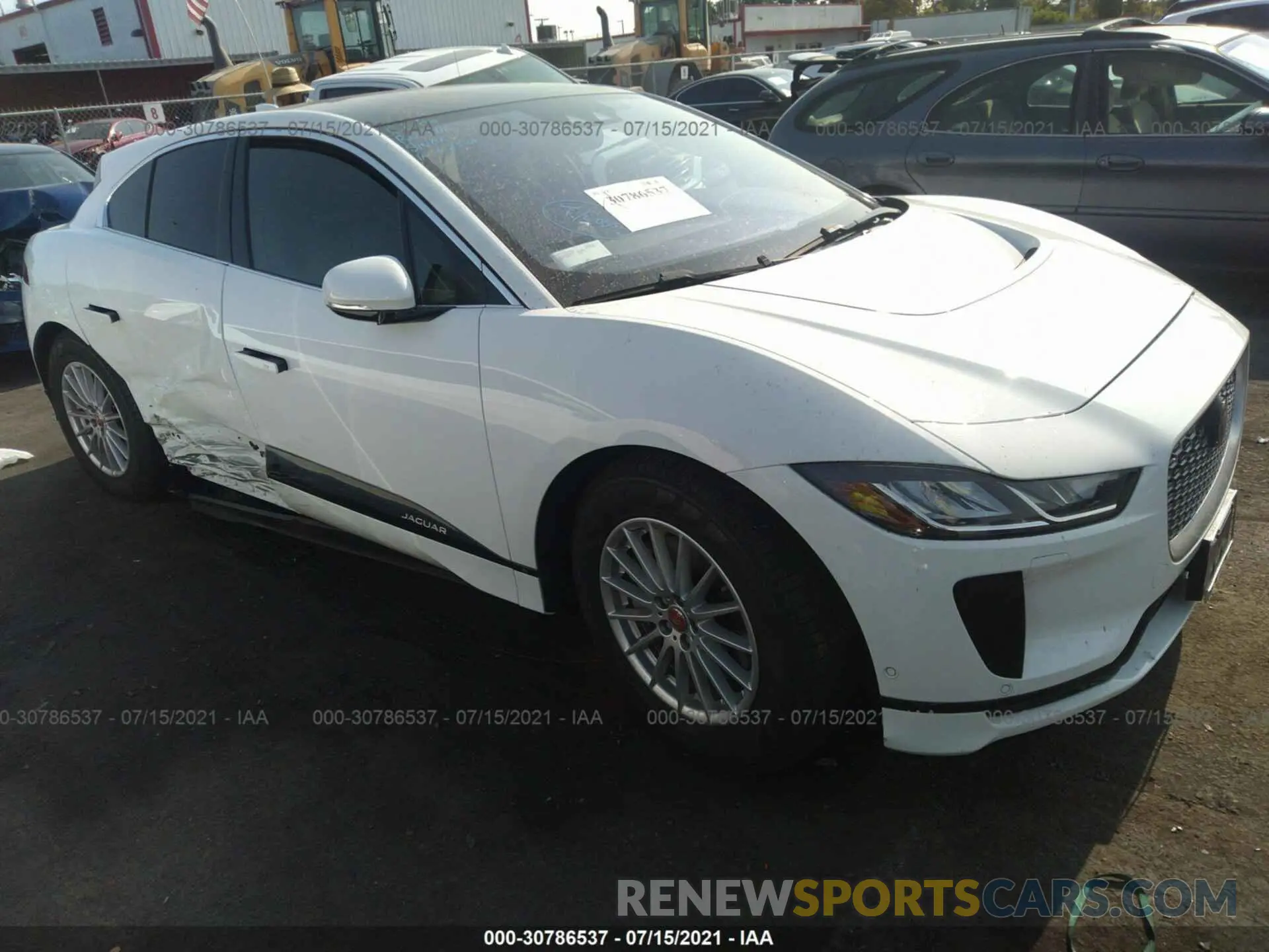 1 Photograph of a damaged car SADHB2S12L1F79416 JAGUAR I-PACE 2020