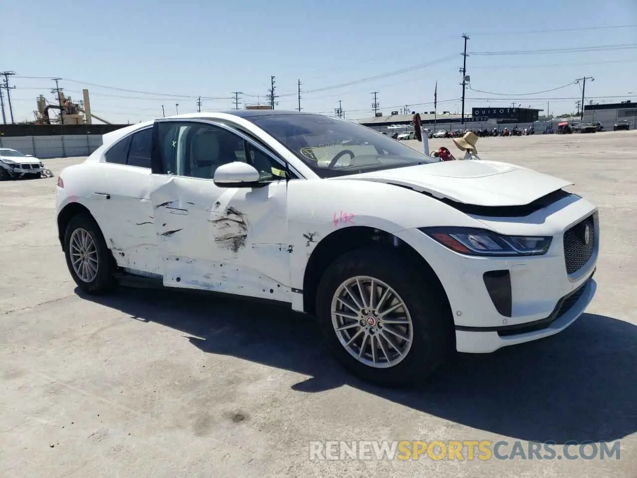 1 Photograph of a damaged car SADHB2S13L1F84687 JAGUAR I-PACE 2020