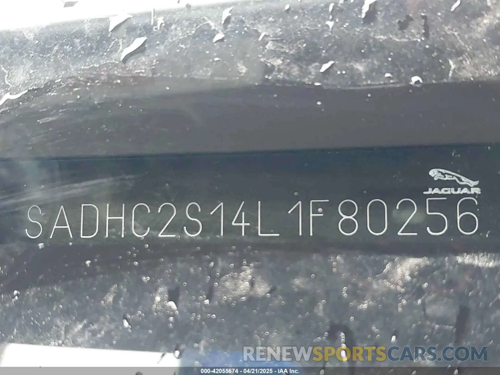 9 Photograph of a damaged car SADHC2S14L1F80256 JAGUAR I-PACE 2020