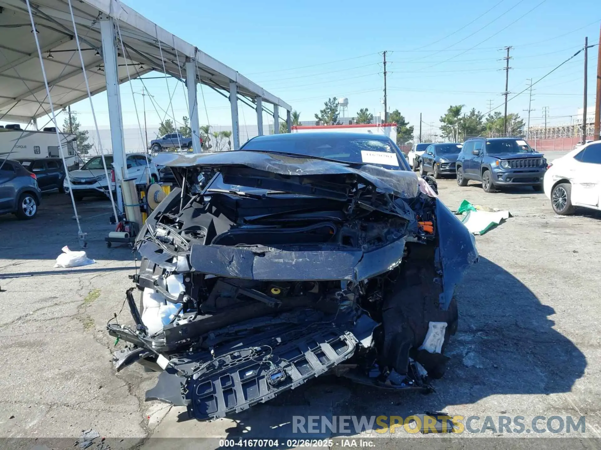 12 Photograph of a damaged car SADHM2S10R1632727 JAGUAR I-PACE 2024