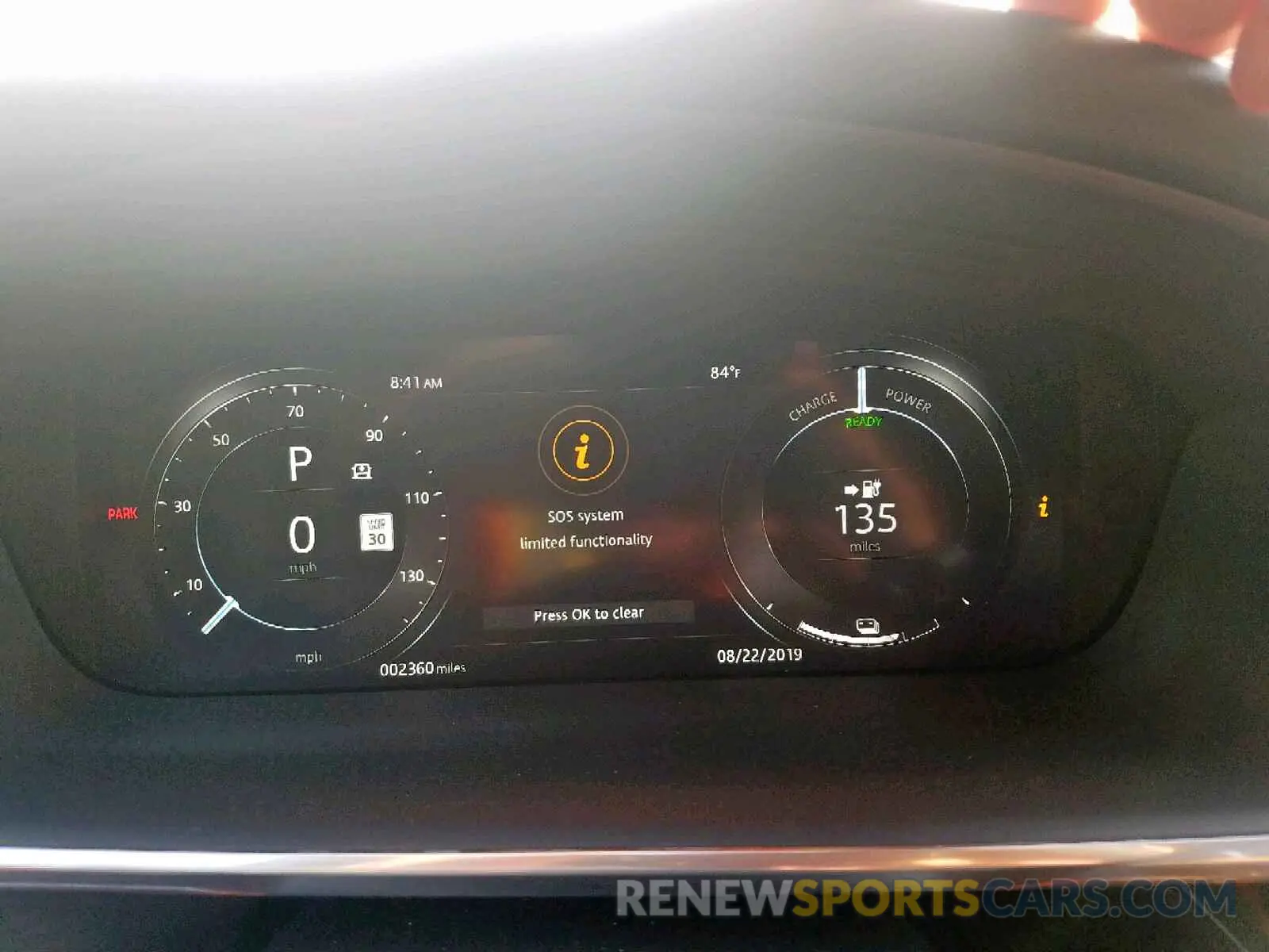 8 Photograph of a damaged car SADHC2S13K1F66122 JAGUAR I-PACE SE 2019