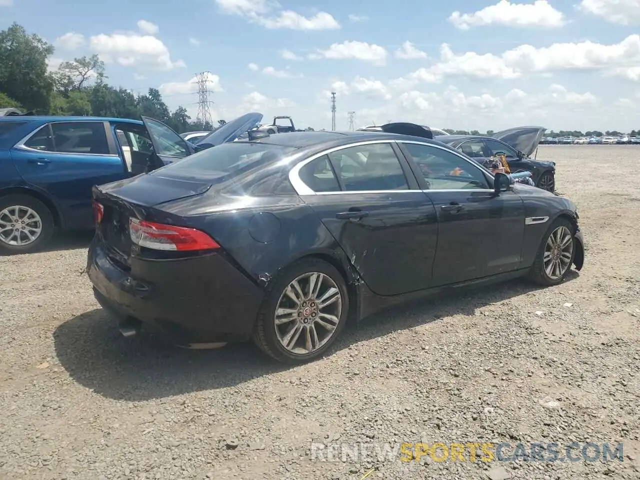 3 Photograph of a damaged car SAJAD4FX2KCP50037 JAGUAR XE 2019