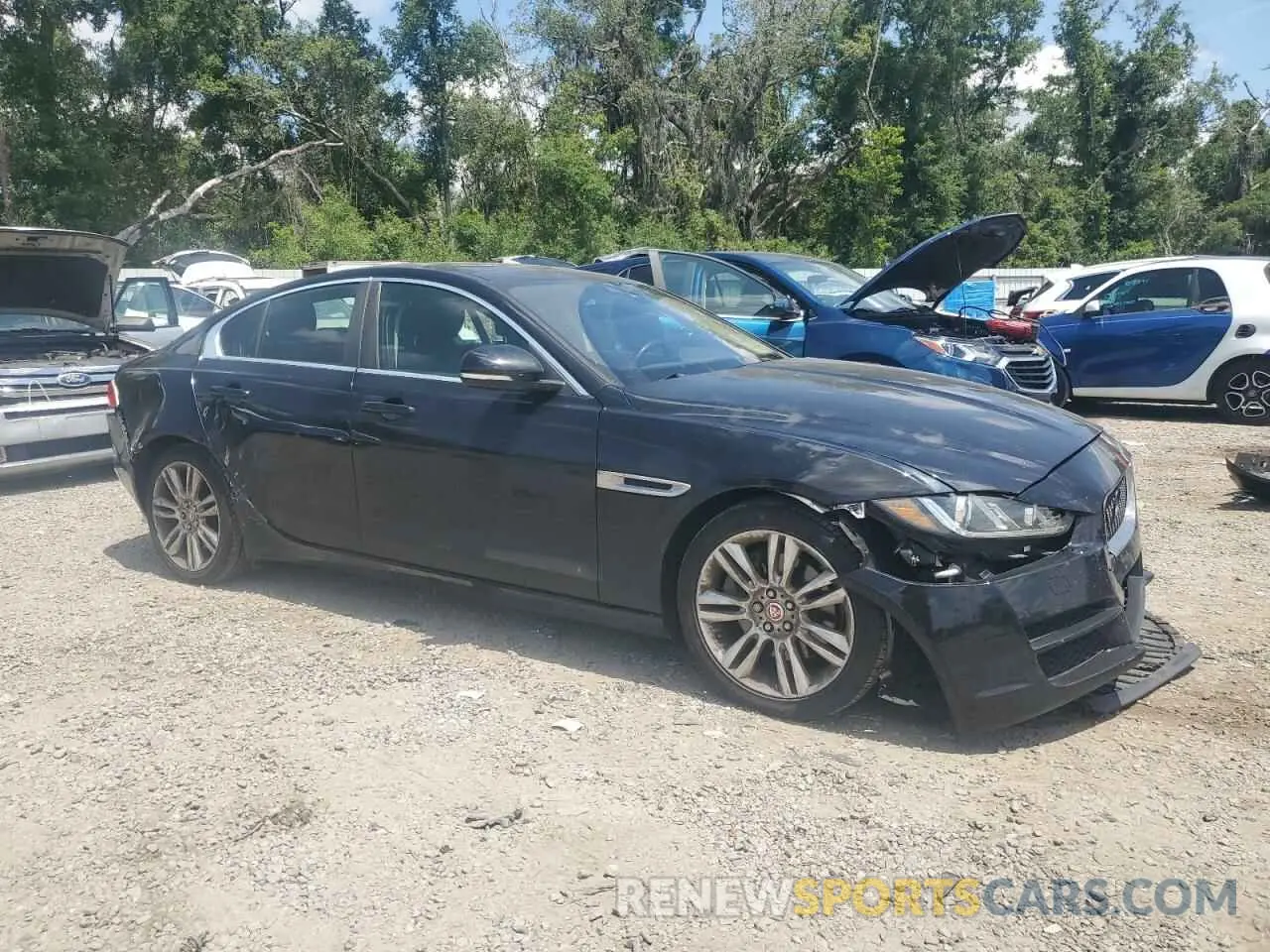 4 Photograph of a damaged car SAJAD4FX2KCP50037 JAGUAR XE 2019