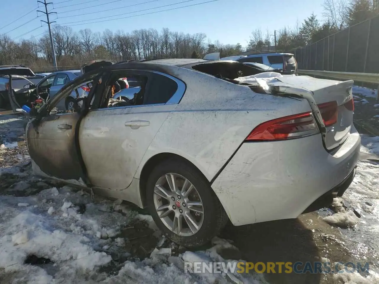 2 Photograph of a damaged car SAJAD4FX3KCP53433 JAGUAR XE 2019