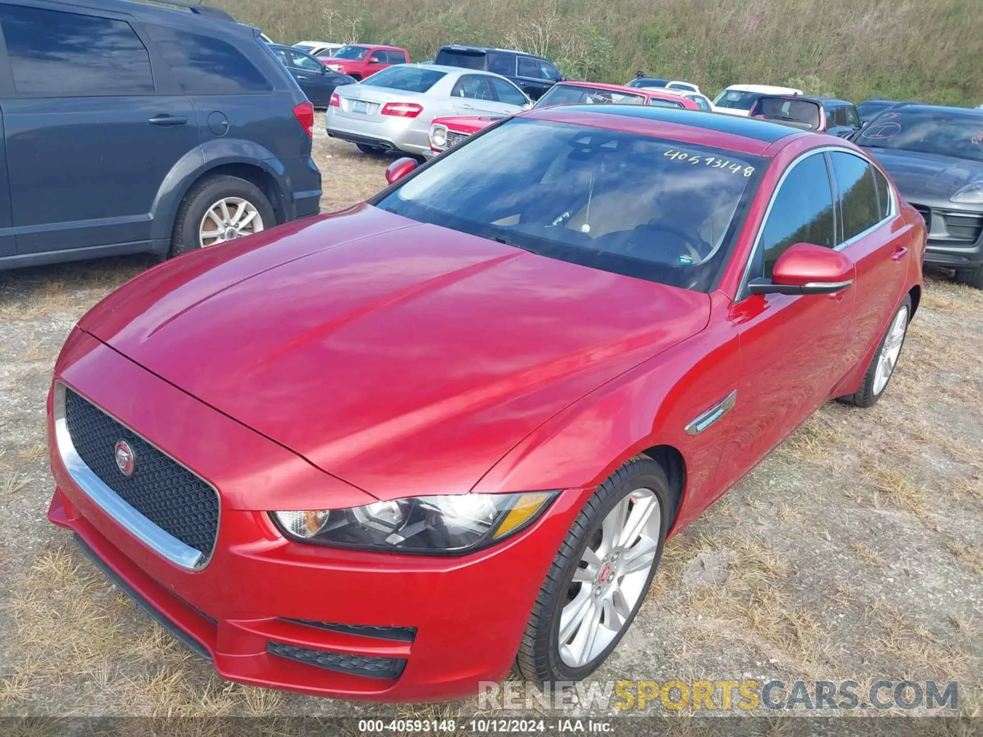 2 Photograph of a damaged car SAJAD4FX5KCP49366 JAGUAR XE 2019