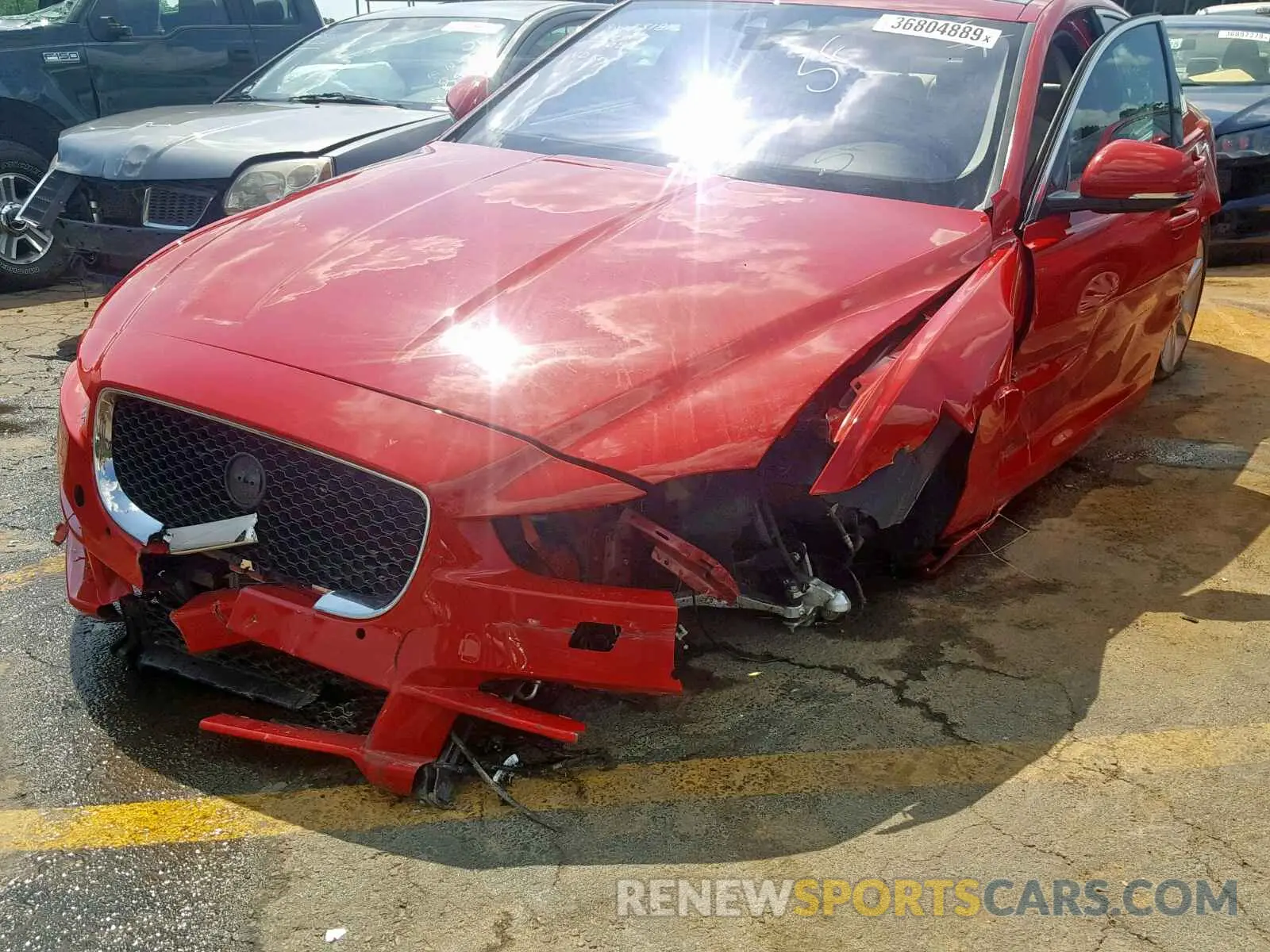 9 Photograph of a damaged car SAJAD4FX7KCP47408 JAGUAR XE 2019