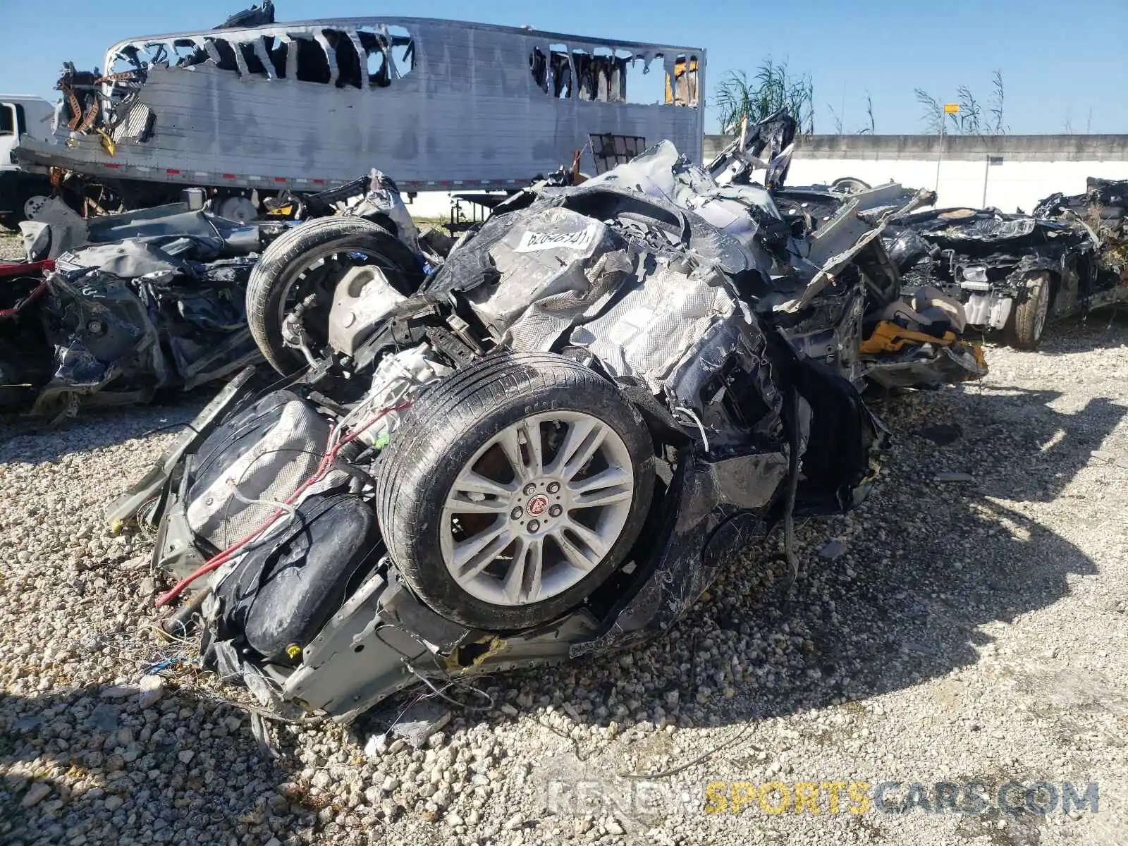 2 Photograph of a damaged car SAJAD4FX8KCP46753 JAGUAR XE 2019