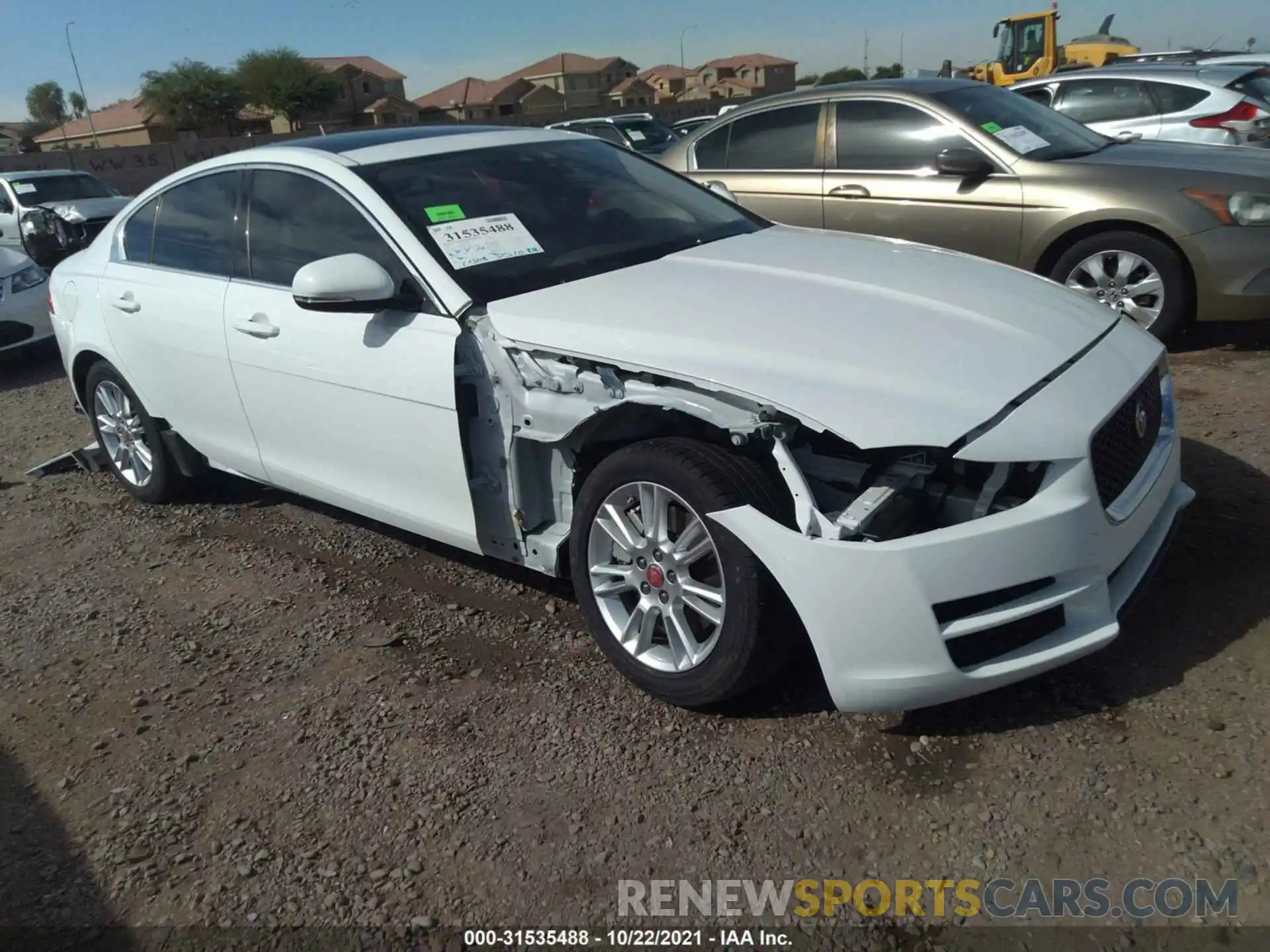 1 Photograph of a damaged car SAJAD4FX9KCP51203 JAGUAR XE 2019