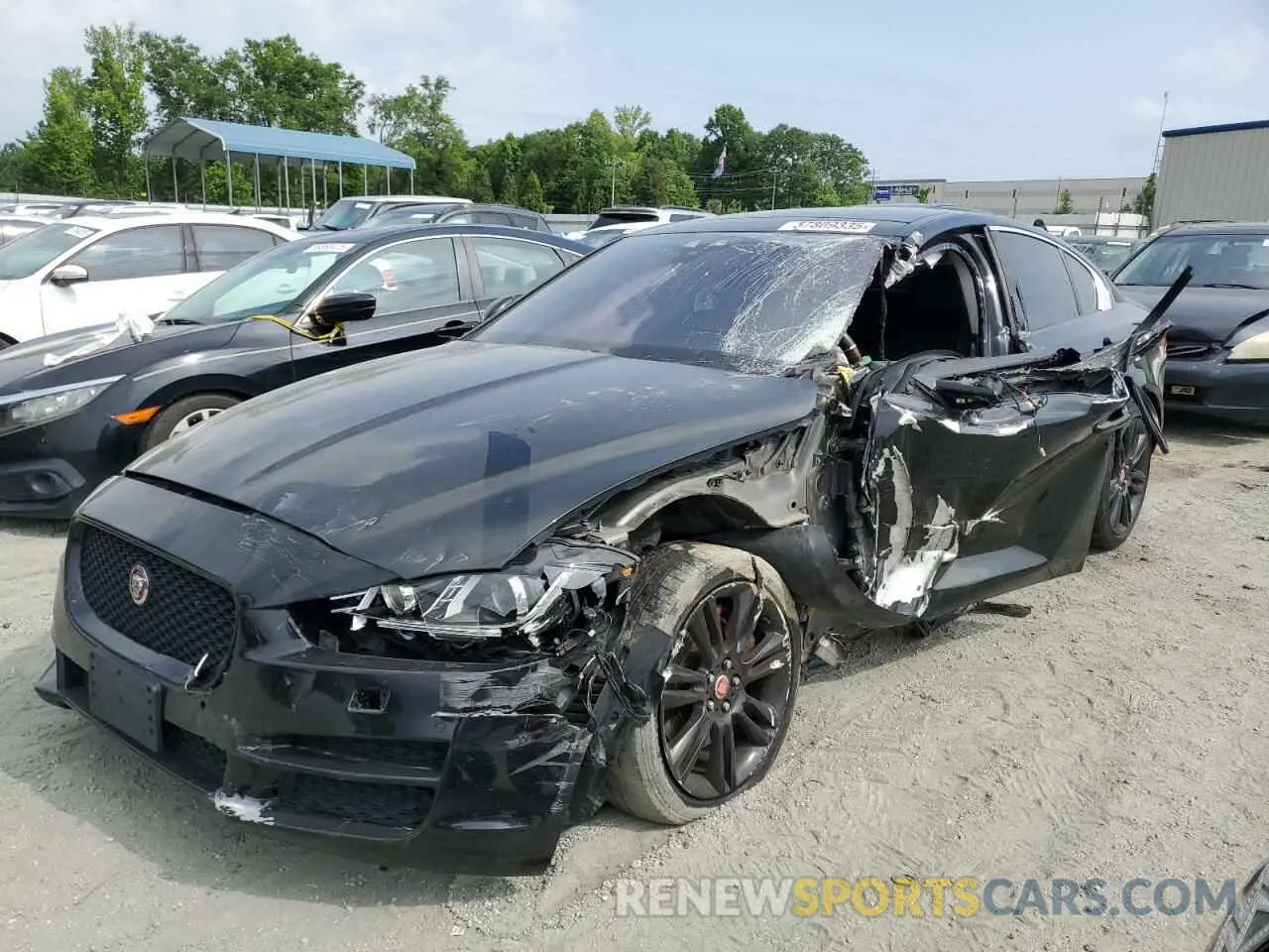 1 Photograph of a damaged car SAJAE4FX2KCP46115 JAGUAR XE 2019