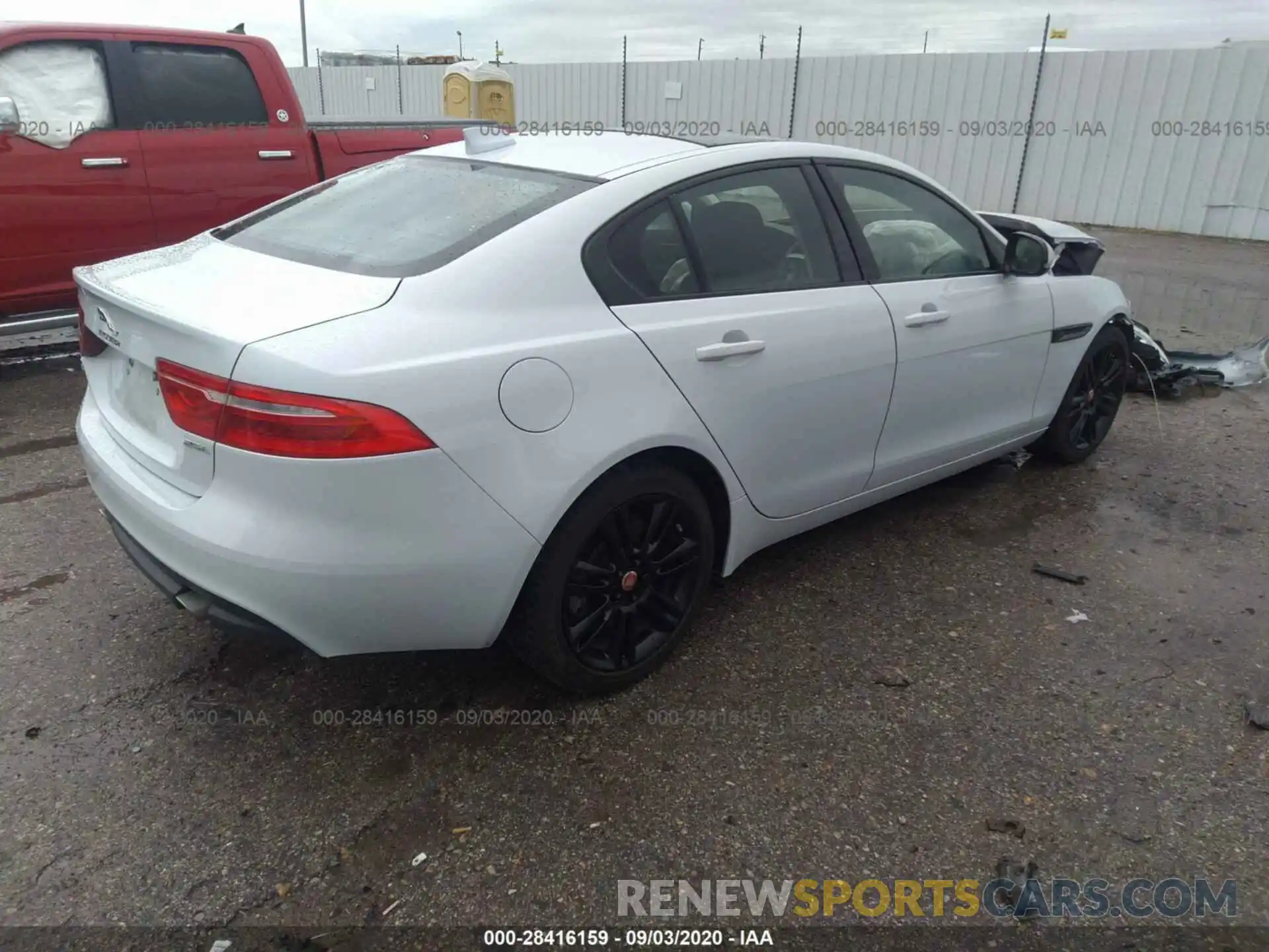 4 Photograph of a damaged car SAJAE4FXXKCP46833 JAGUAR XE 2019