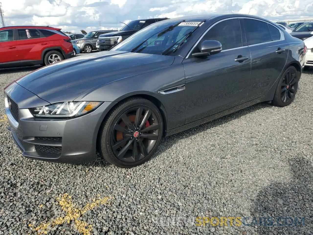1 Photograph of a damaged car SAJAE4FXXKCP53992 JAGUAR XE 2019