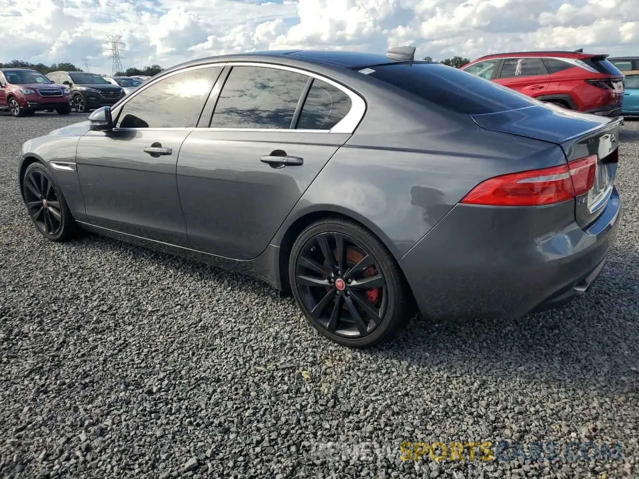 2 Photograph of a damaged car SAJAE4FXXKCP53992 JAGUAR XE 2019