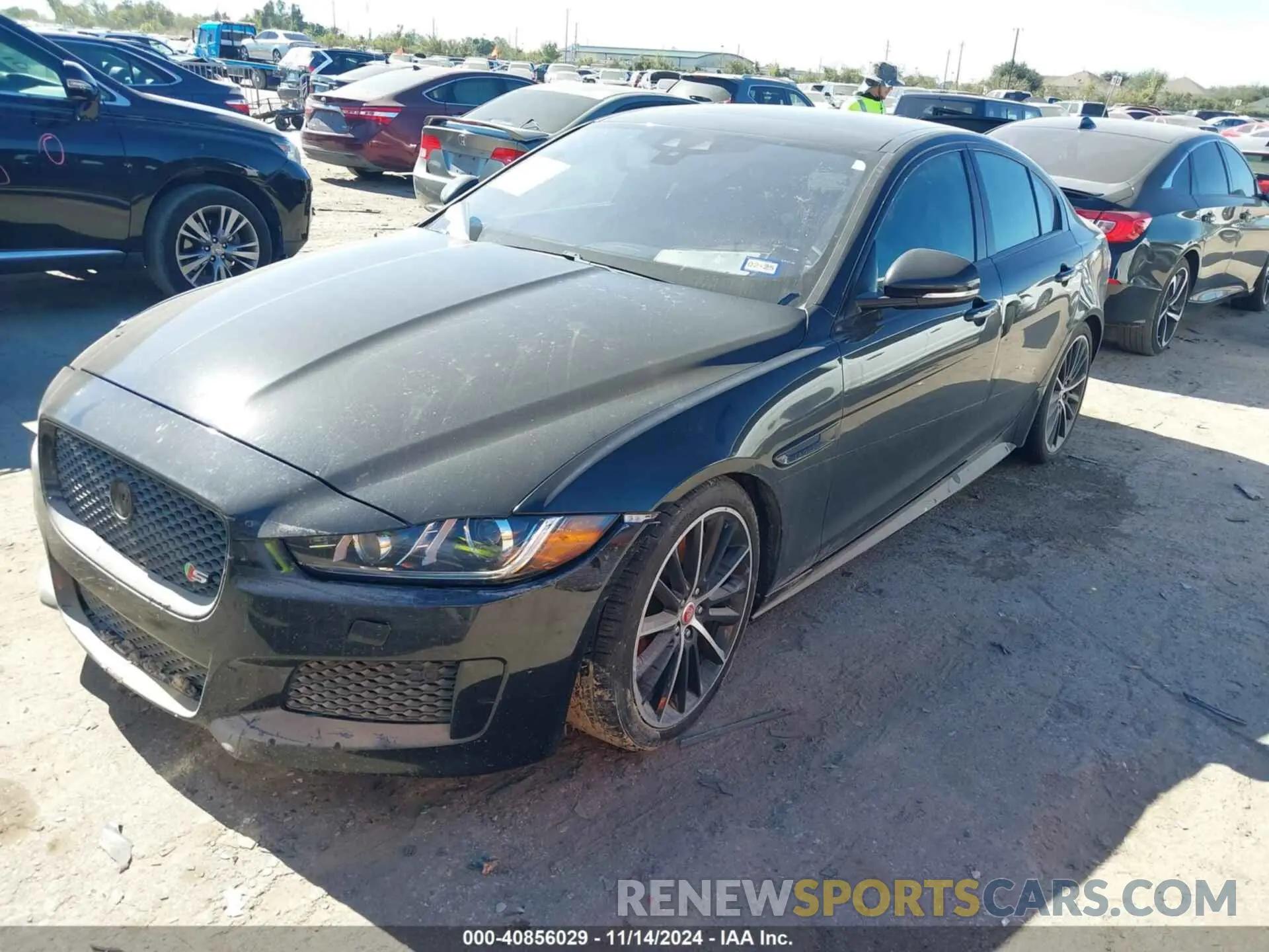 2 Photograph of a damaged car SAJAG4FVXKCP48915 JAGUAR XE 2019