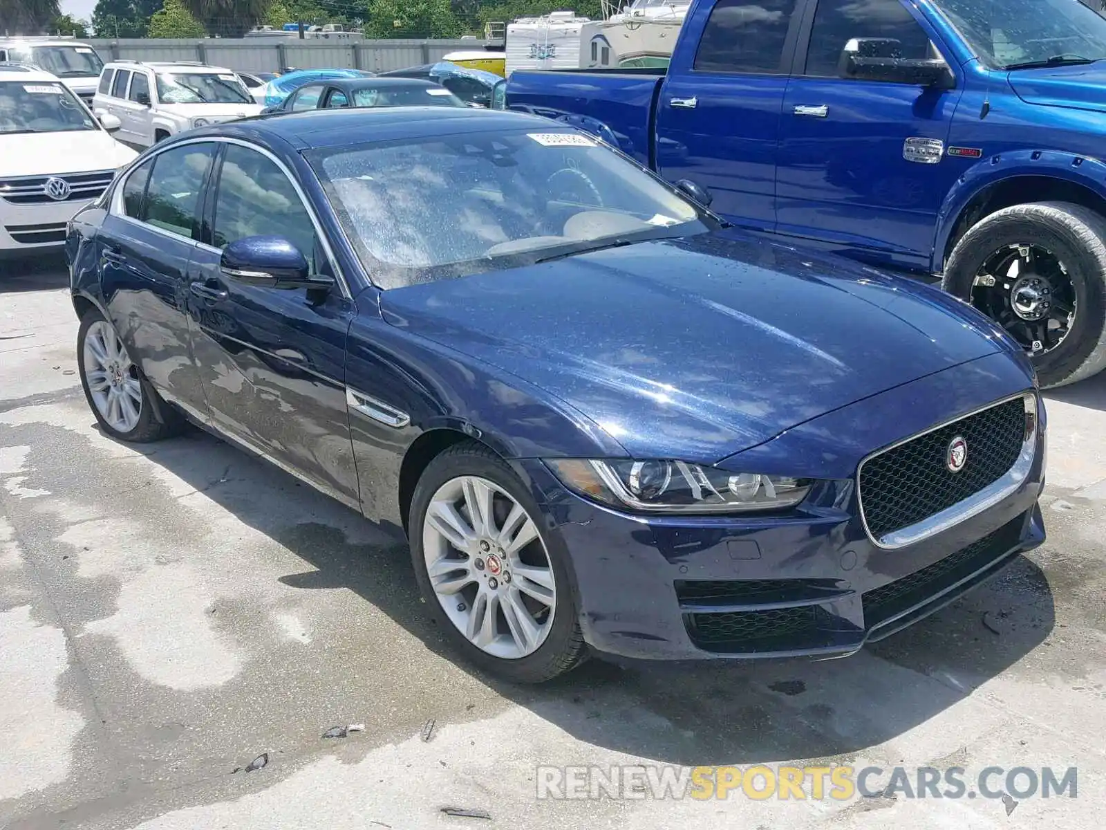 1 Photograph of a damaged car SAJAJ4FX3KCP43901 JAGUAR XE 2019